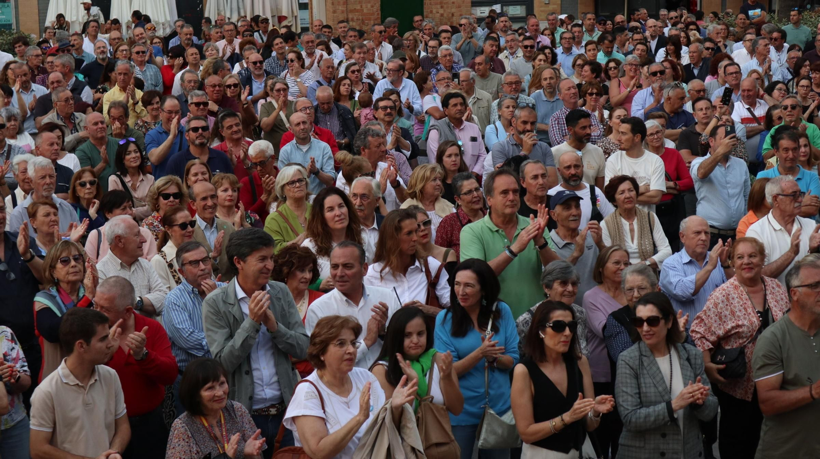 Imágenes de la concentración por las infraestructuras para Huelva