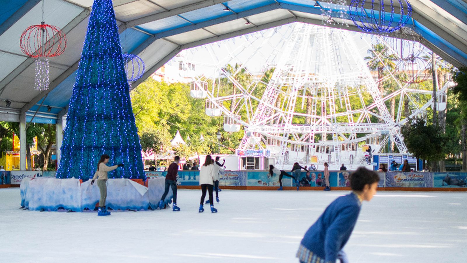 Pista de hielo de Sevilla On Ice.