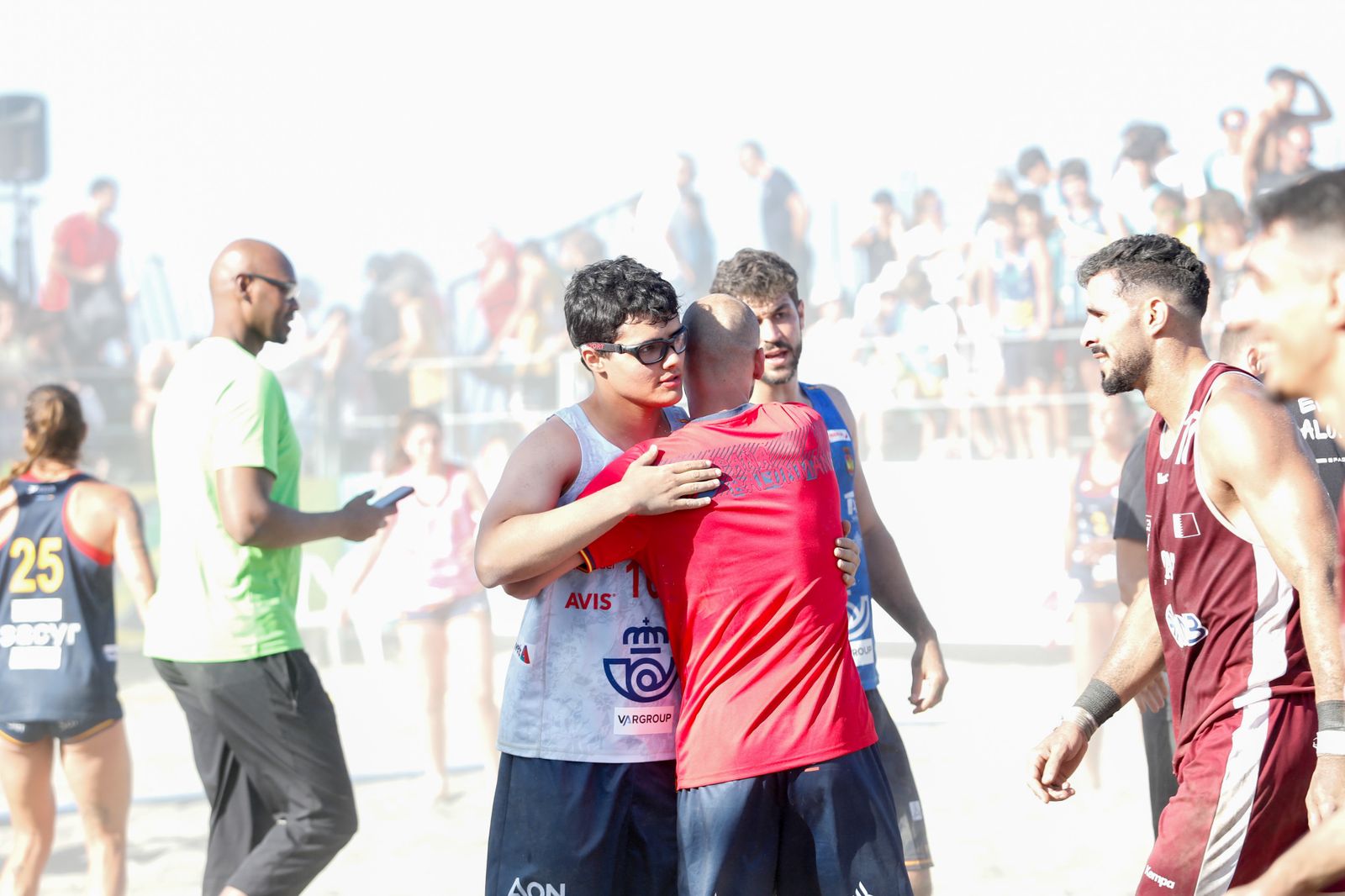 Las fotos del Torneo Internacional  de España de balonmano playa de La Línea