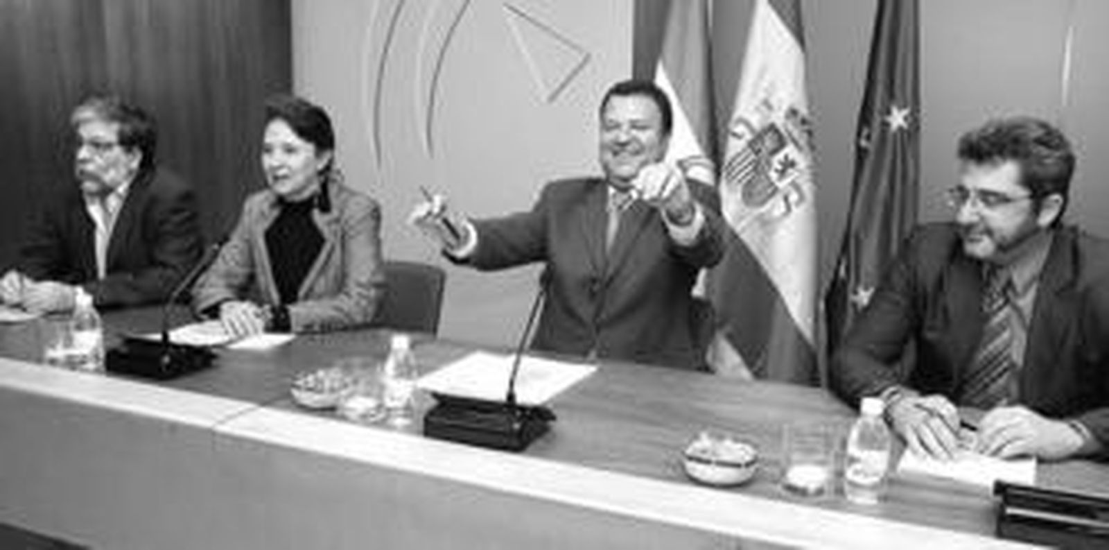 Francisco Toscano, Concepción Gutiérrez, Alfredo Sánchez Monteseirín y Antonio Gutiérrez Limones.