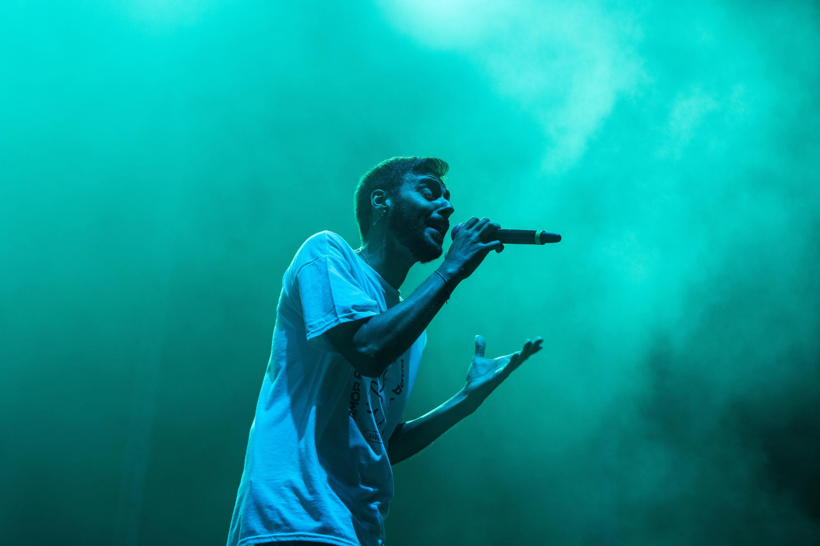 Raúle, en concierto en el Bahía Sound de San Fernando