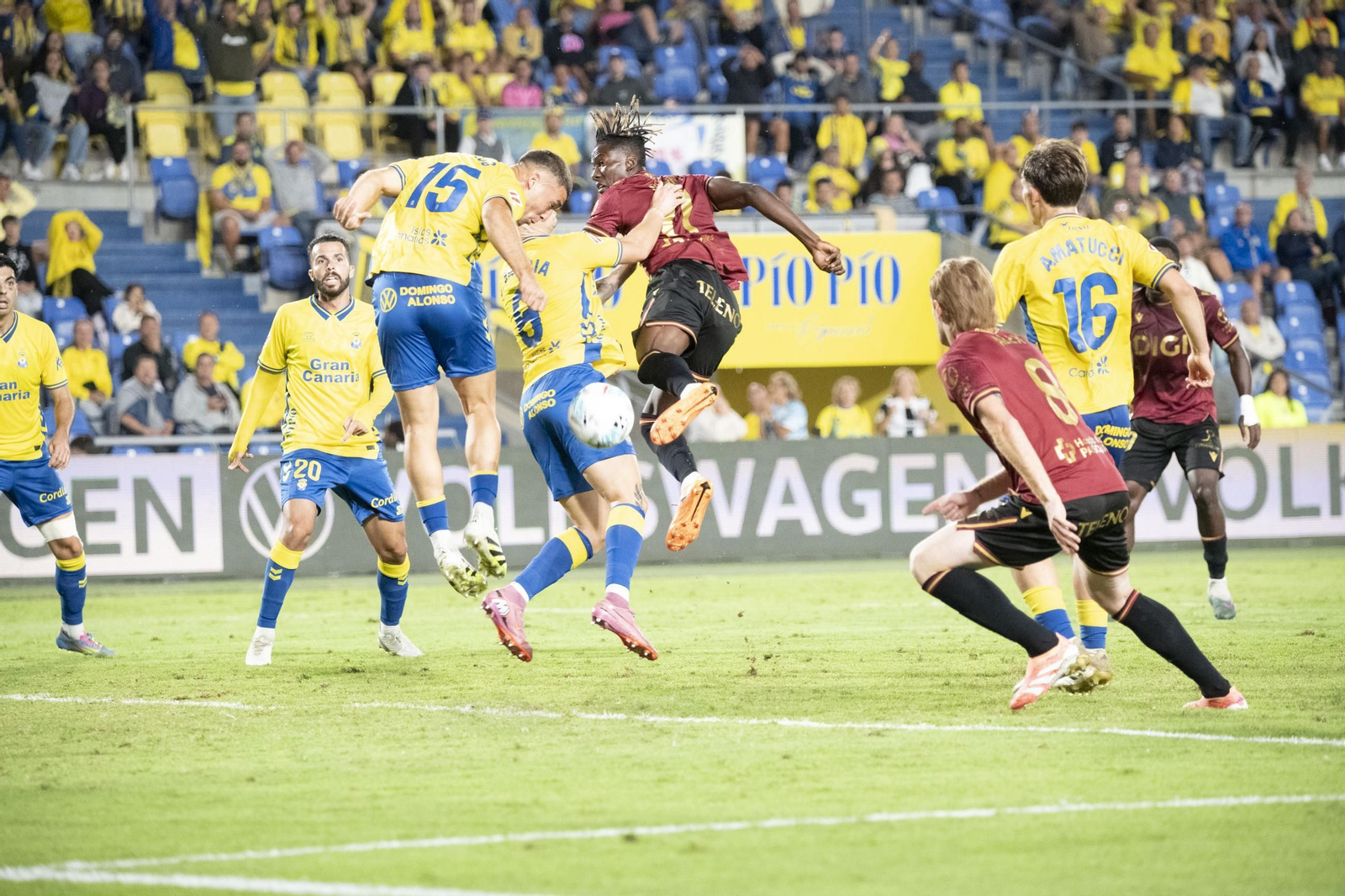 Las imágenes del Las Palmas-Cádiz CF