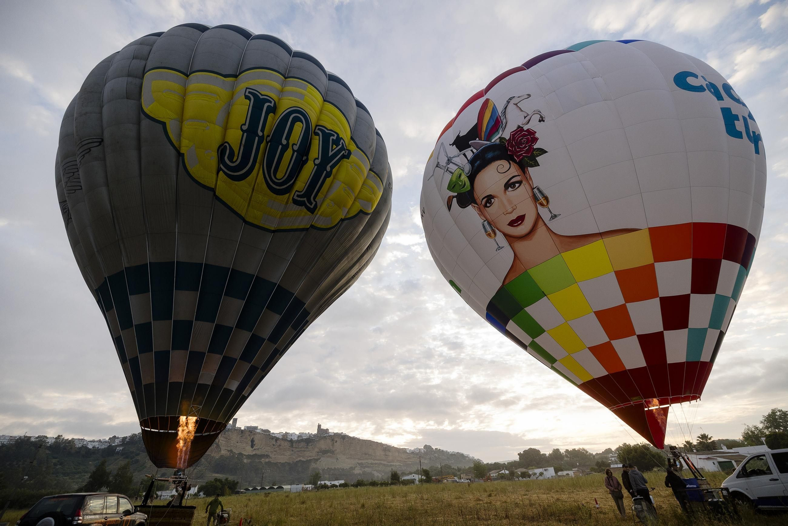 Cádiz desde el cielo en imágenes: así se ve Arcos en globo