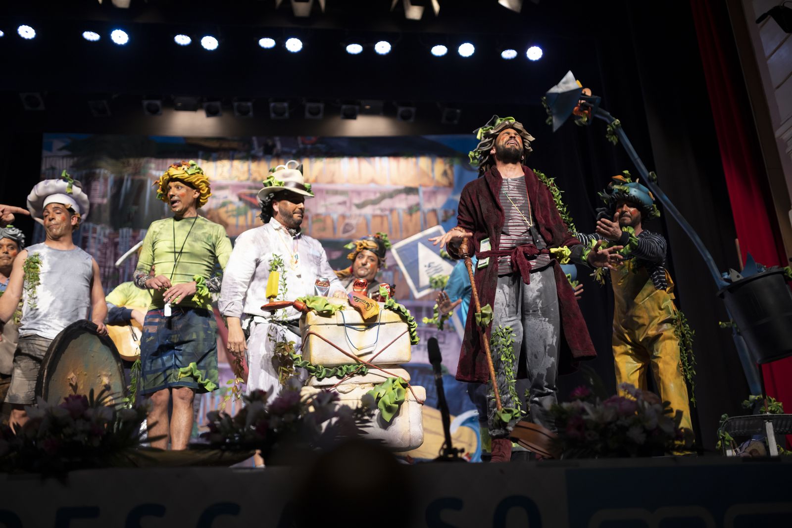 La tercera jornada de semifinales del Carnaval de Huelva, en imágenes