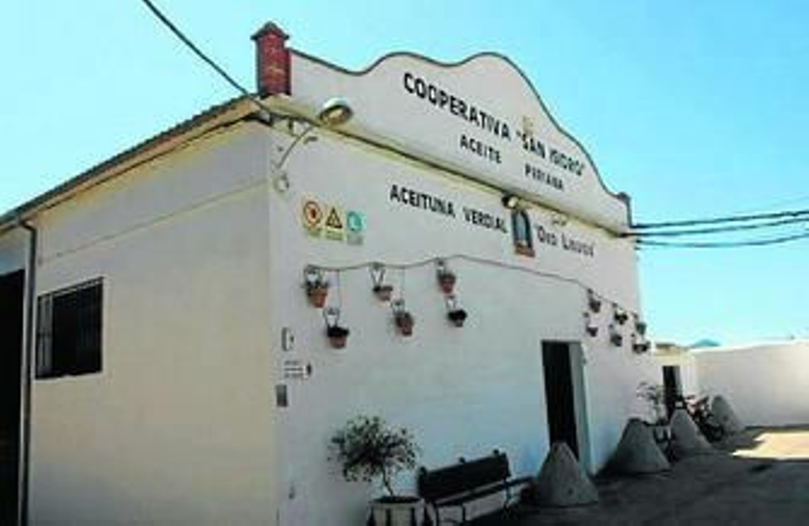 Las instalaciones de la cooperativa de Periana.