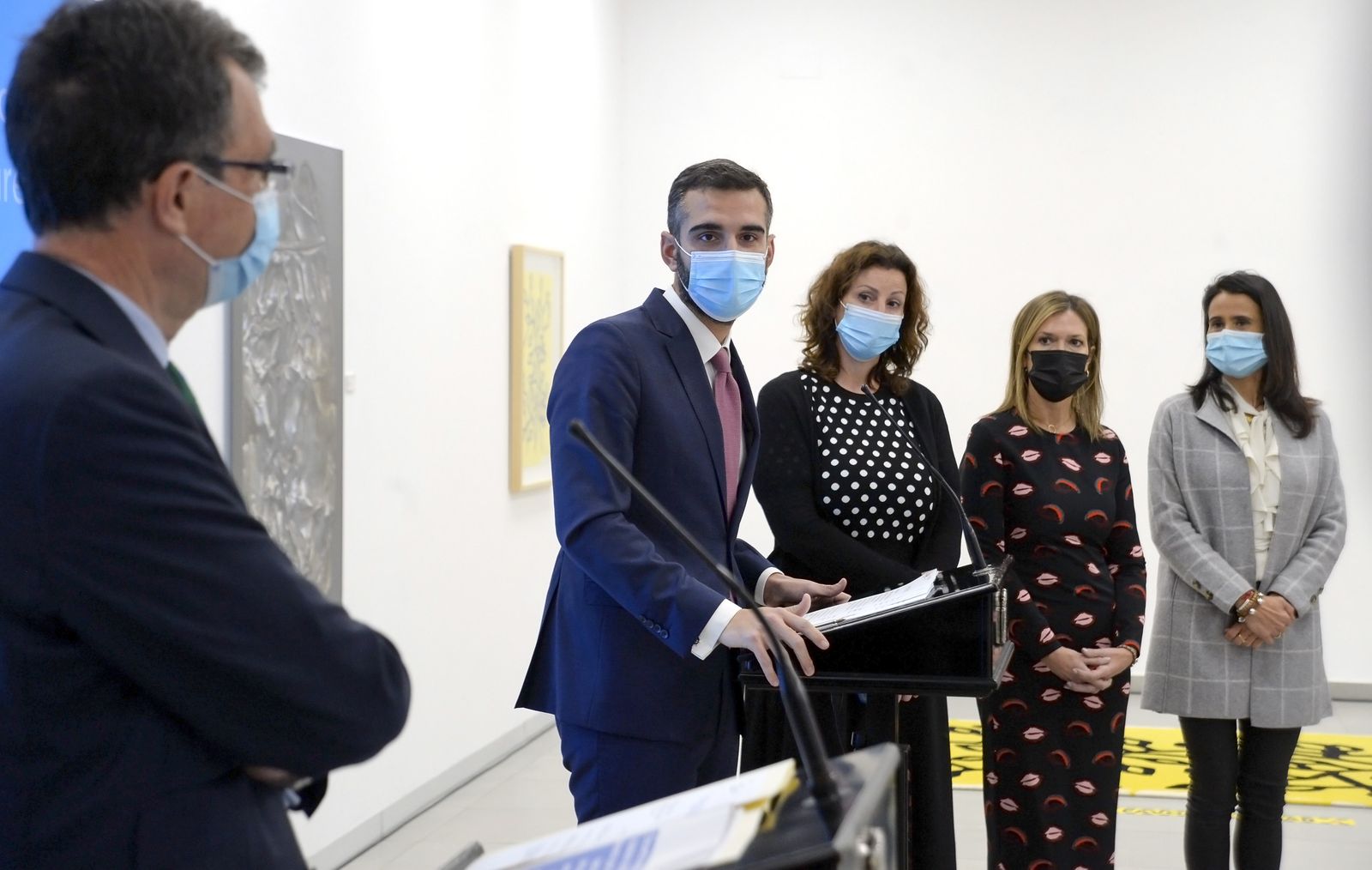 El alcalde de Murcia y el de Almería, junto a las concejalas María Vázquez, Ana Martínez Labella y María del Mar García Lorca