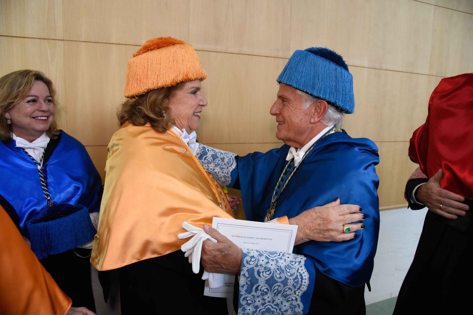 Acto académico de investidura como Doctores Honoris Causa de Concha Yoldi, presidenta de Persán