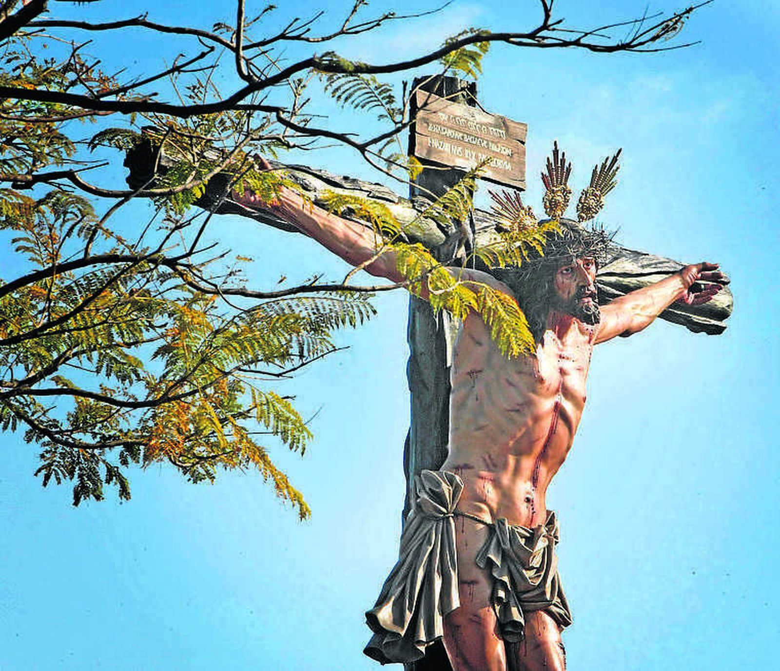 El Santísimo Cristo de la Sed saldrá esta tarde a las calles de Jerez.