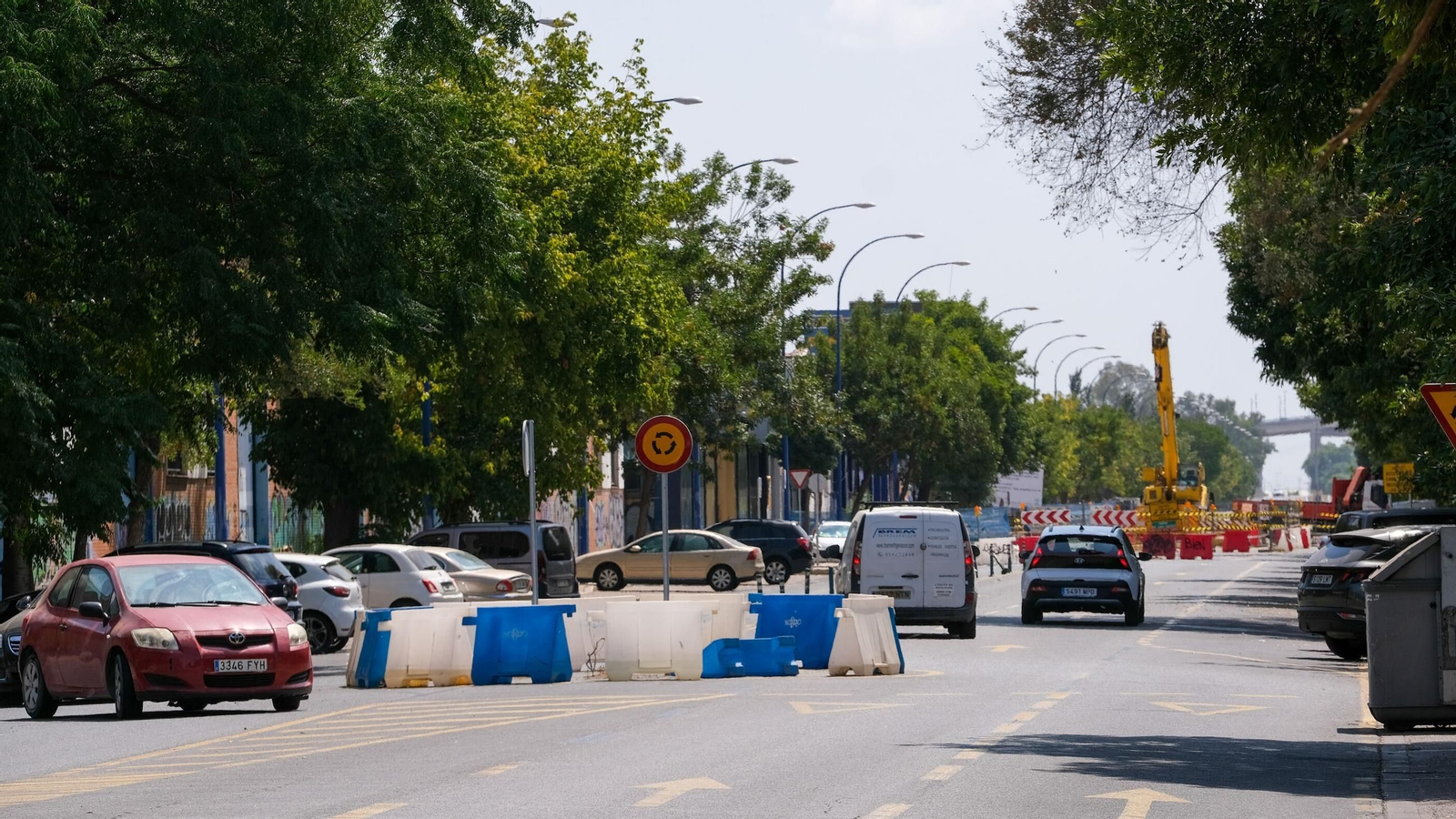 Estos son los cortes de tráfico por las obras de la avenida de las Razas