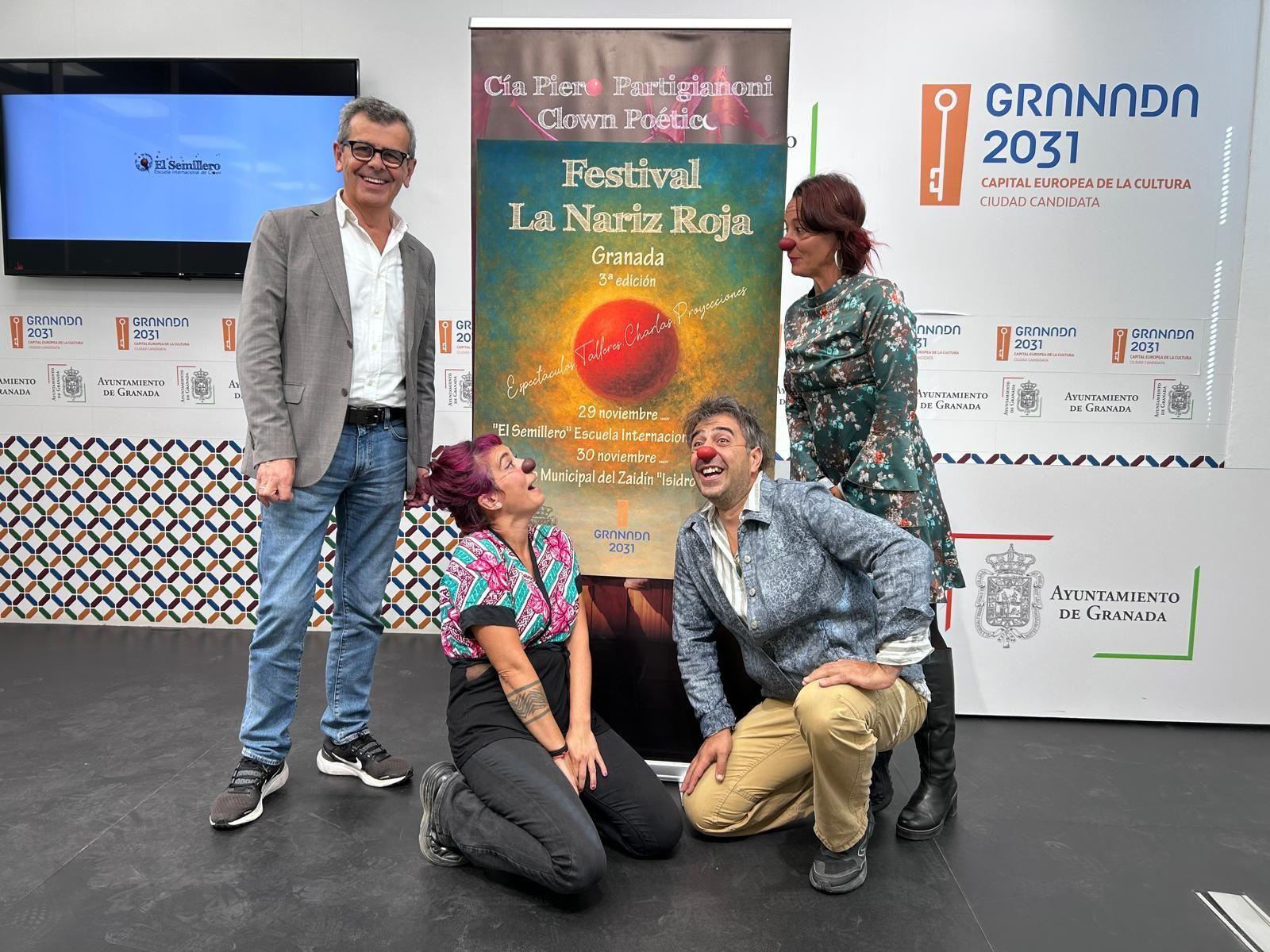 El Festival La Nariz Roja se ha presentado este martes en el Ayuntamiento de Granada.
