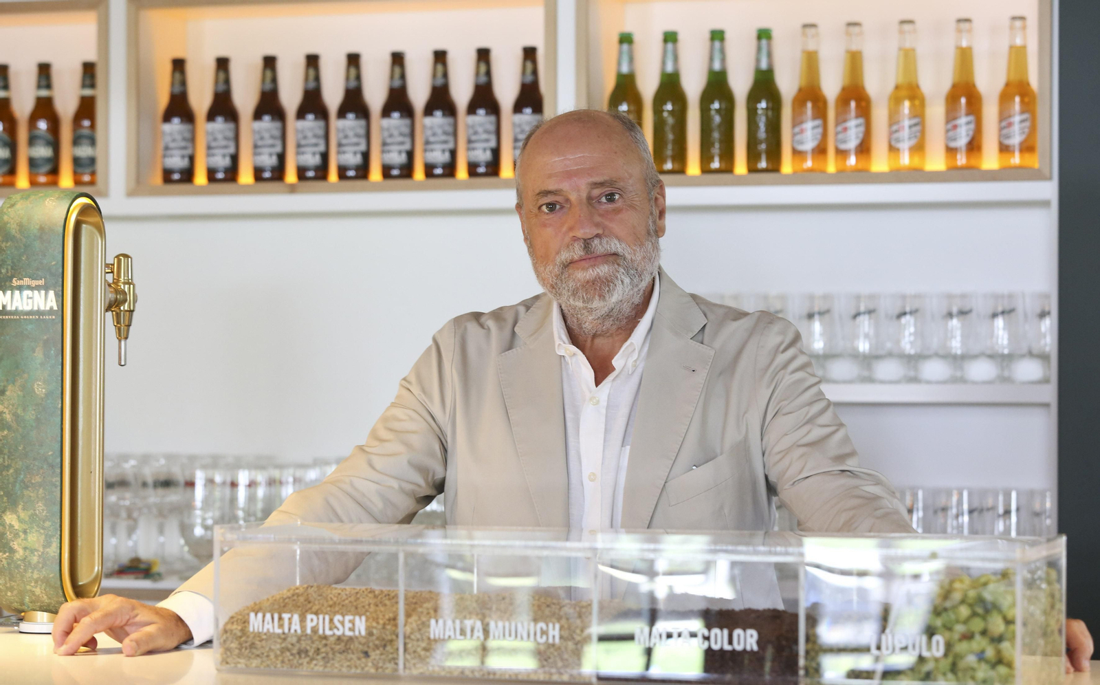 José Manuel Huesa posa momentos antes de la entrevista con este diario.