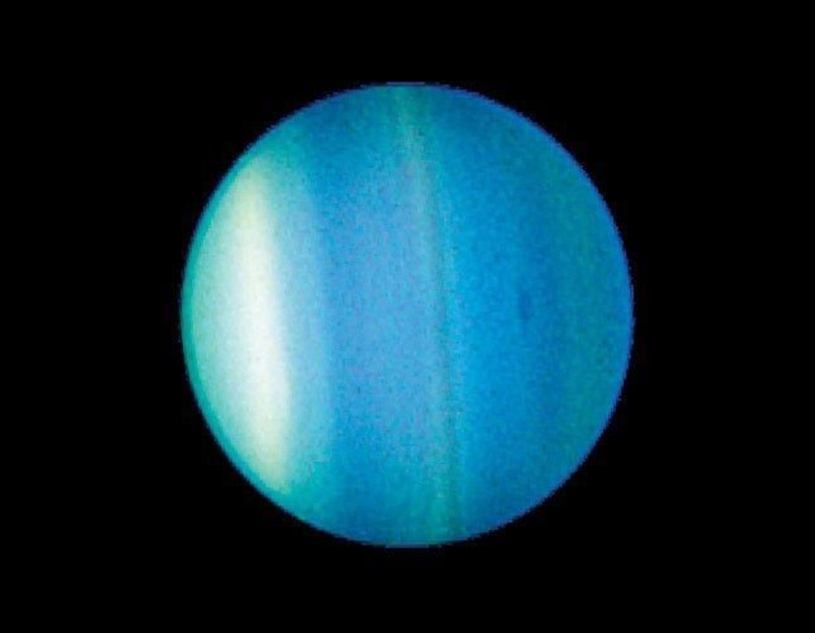 Urano, captado en 2006 por el telescopio espacial Hubble.