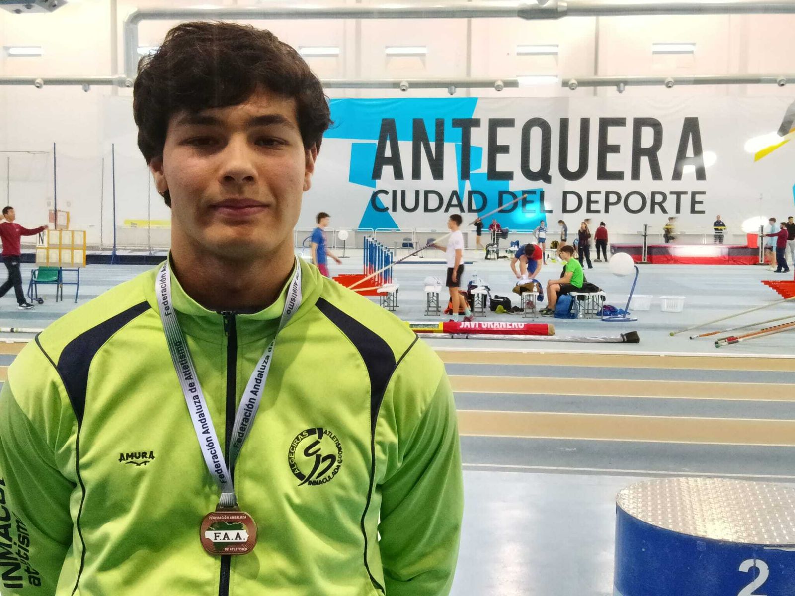 El algecireño Marcos Gázquez, del Inmaculada, campeón andaluz.