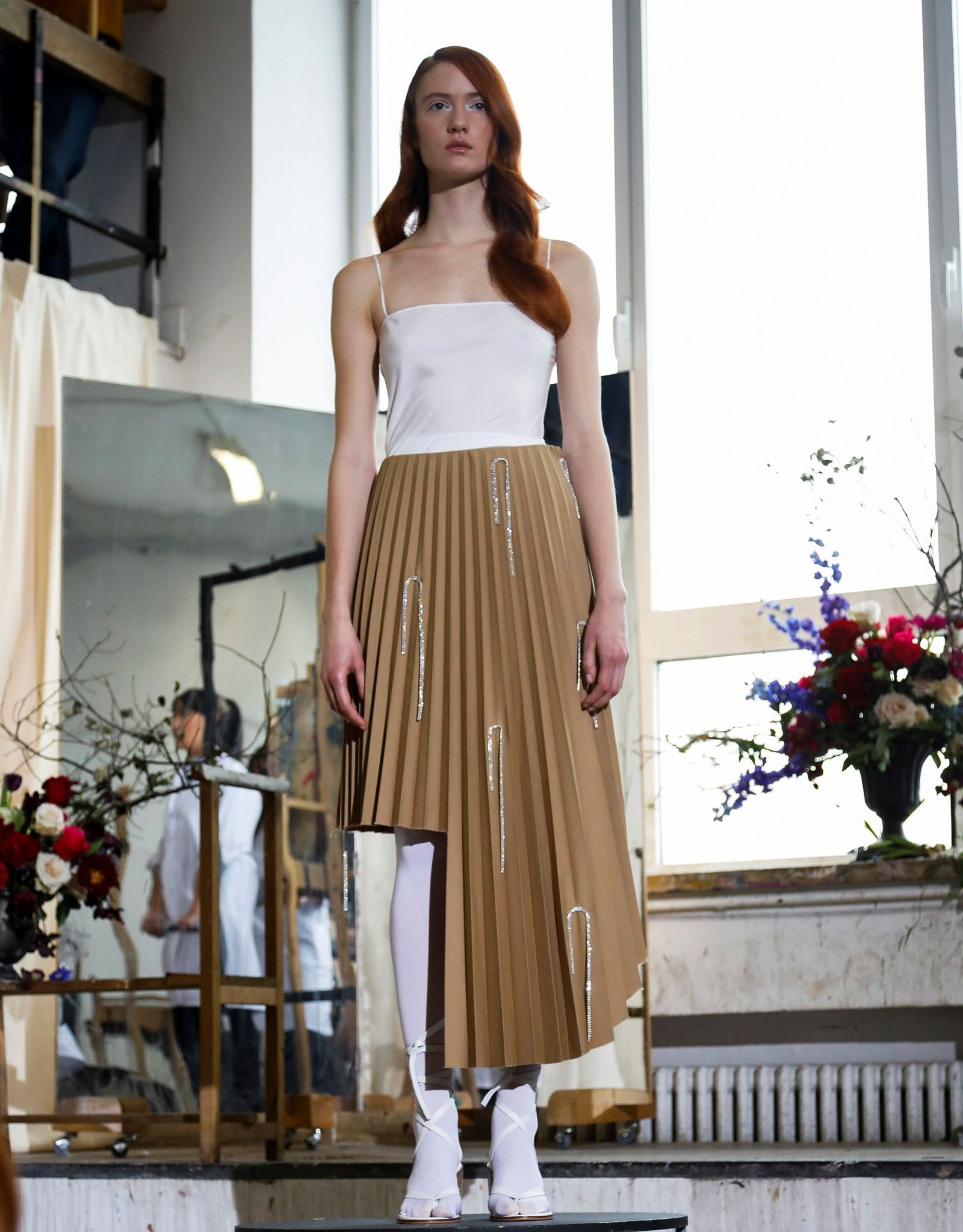 Uno de los estilismos mostrados por el jienense Moisés Nieto en Madrid.