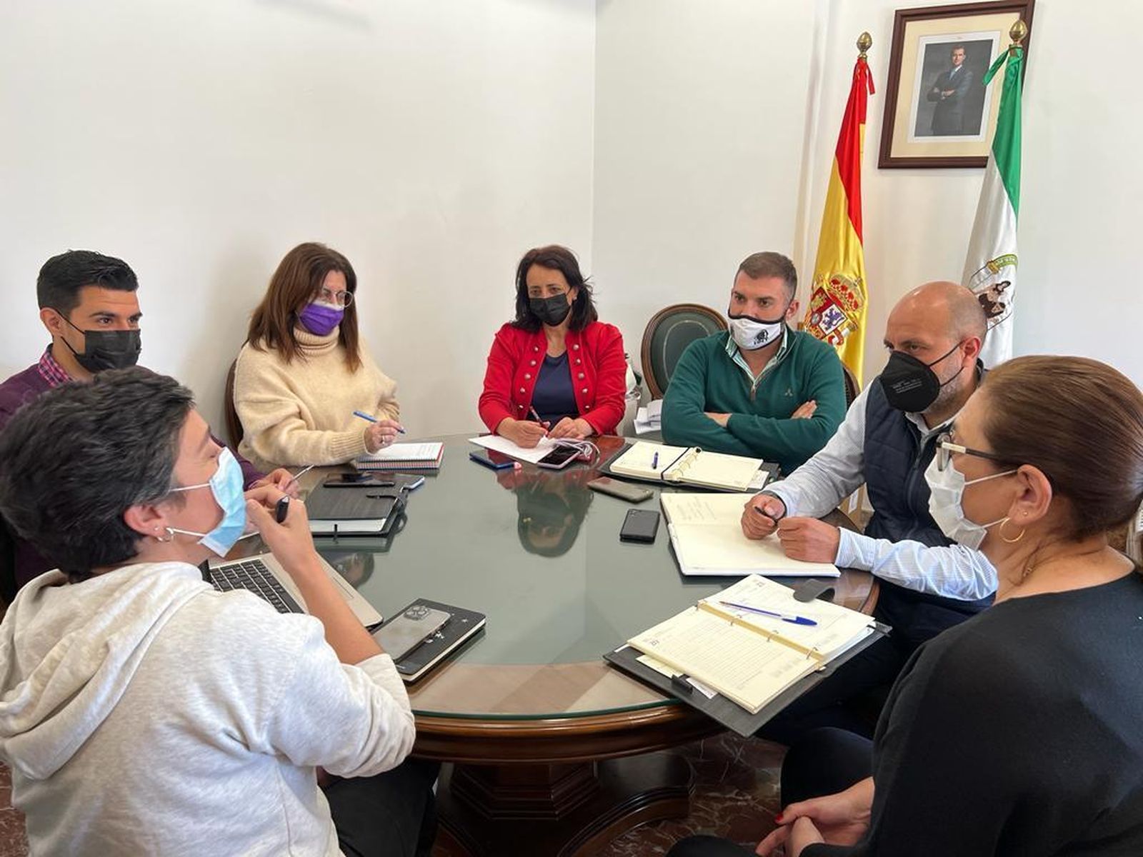 Imagen del comienzo de la redacción de la Agenda Urbana Española en la localidad de Otura