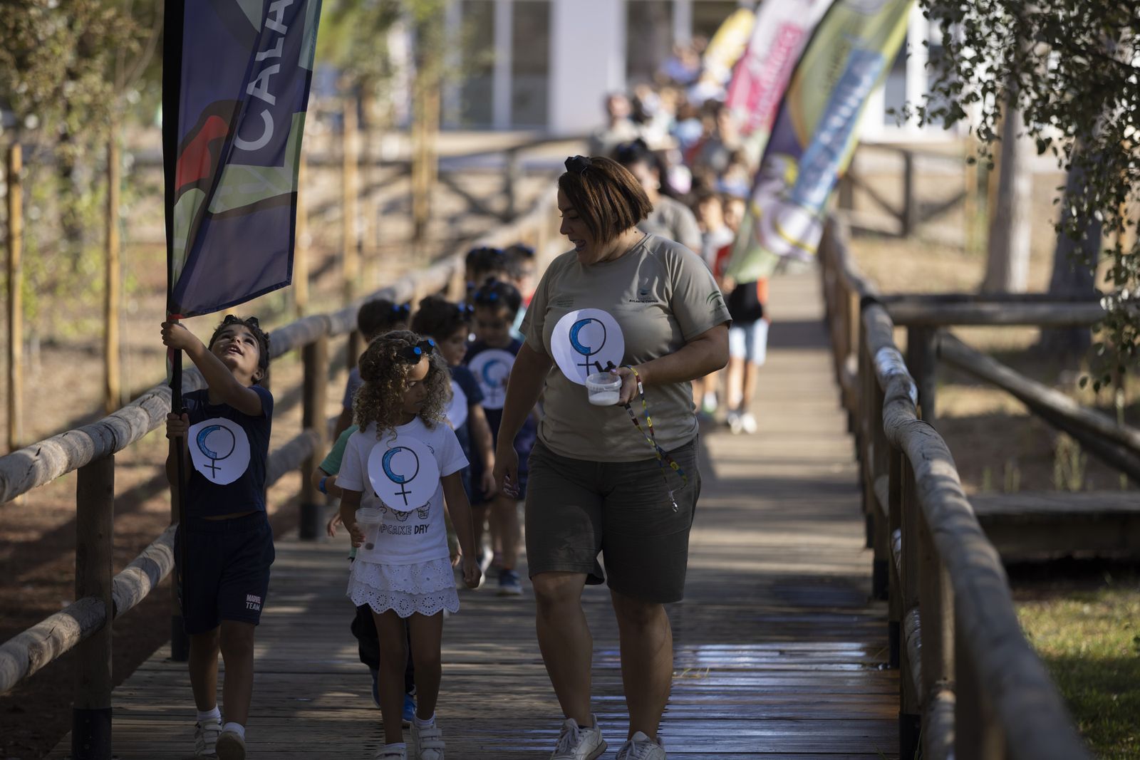 Imágenes de la clausura de la Escuela de Exploradores en Marismas del Odiel
