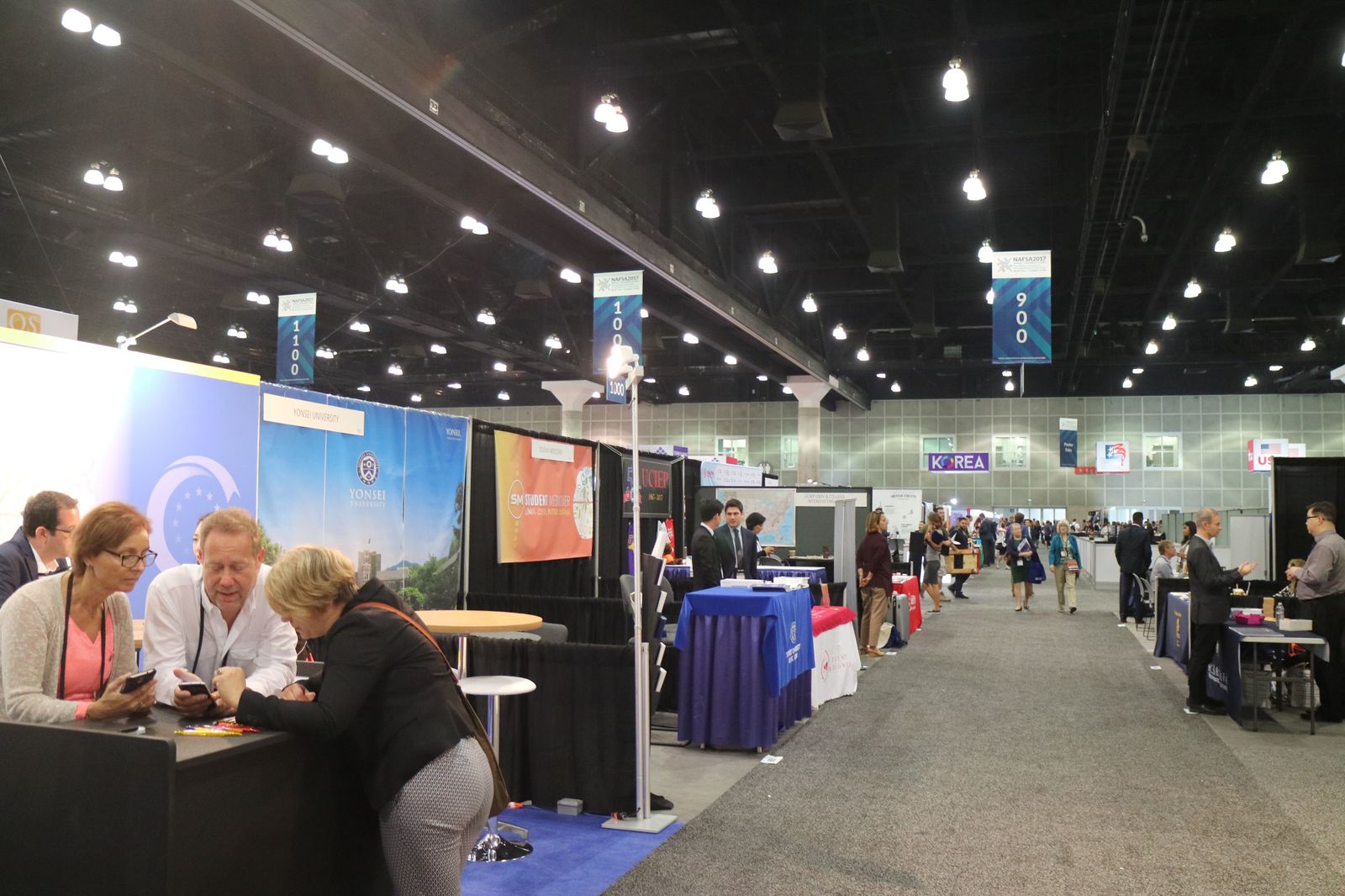 La delegación andaluza, en Nafsa 2017