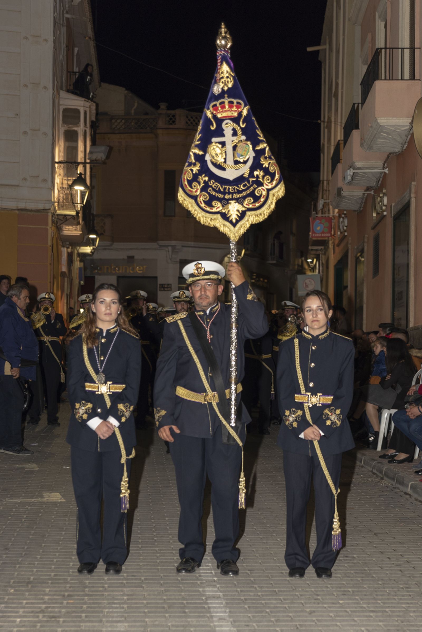 Imágenes de la procesión del Jueves Santo en Cuevas