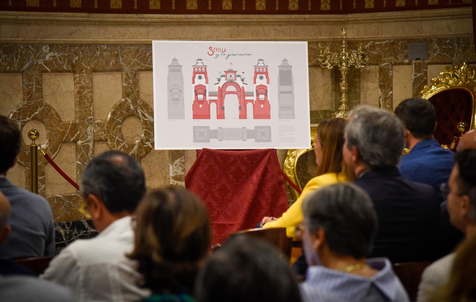 Presentación de la portada de la Feria de Abril 2025