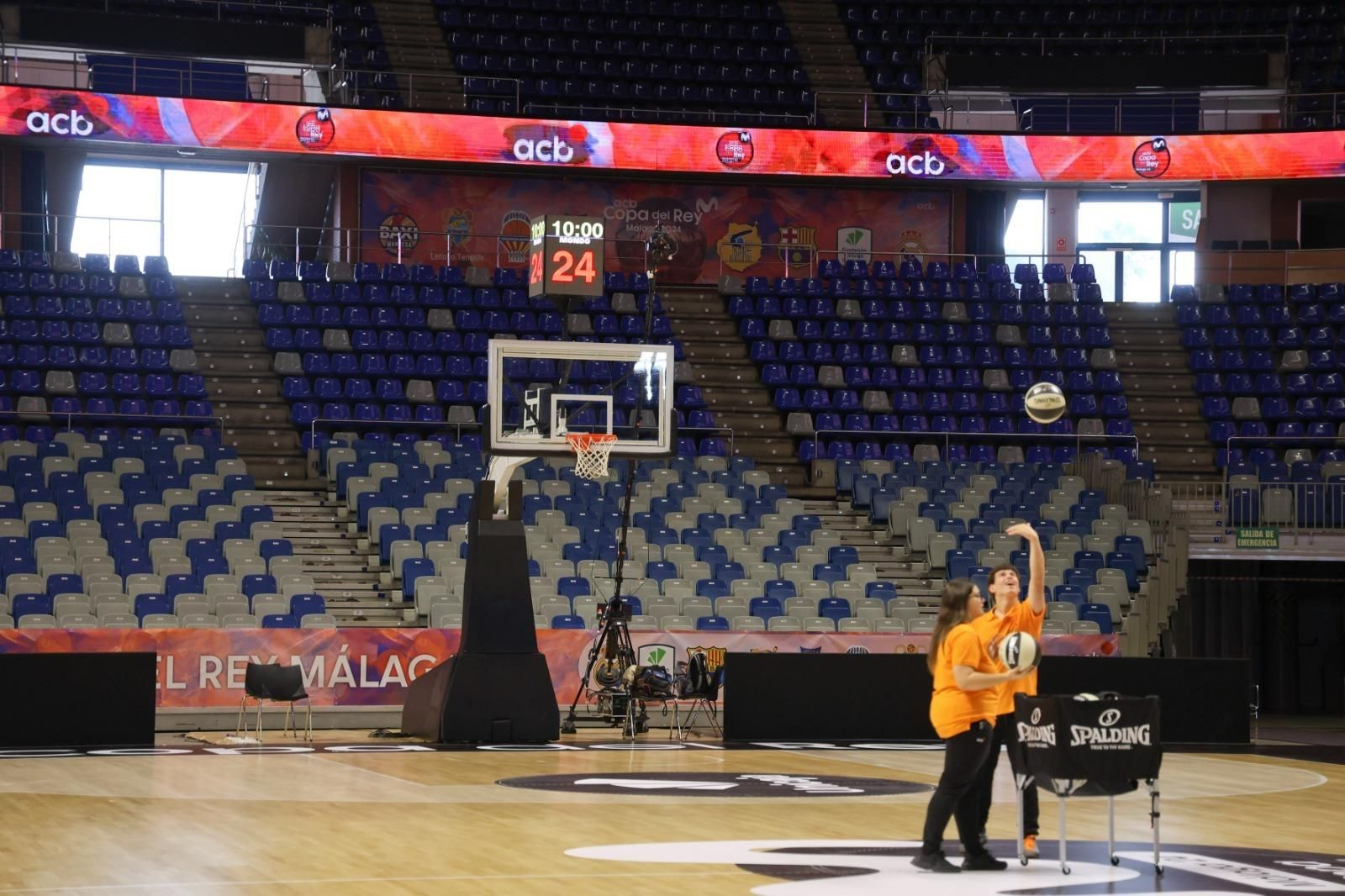 El Unicaja prueba el Carpena en modo Copa del Rey El Unicaja prueba el Carpena en modo Copa del Rey