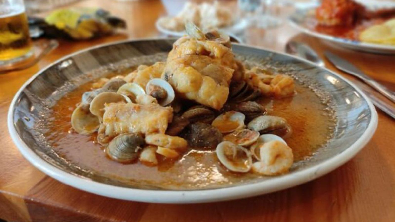 Plato de almejas de El Molino.