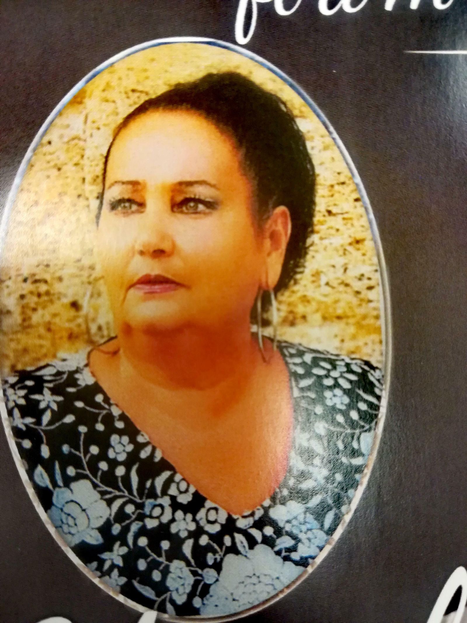 La cantaora Manoli de Gertrudis.