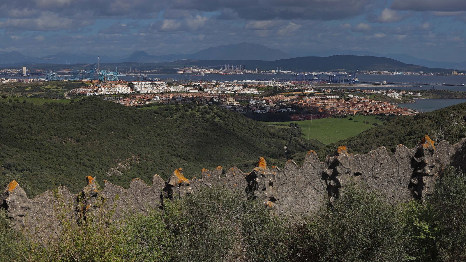 Carretera de Las Pantallas en Algeciras