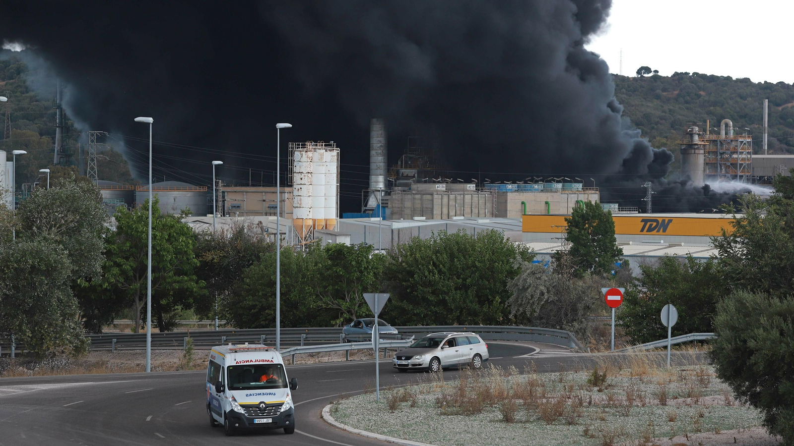 Incendio en Indorama