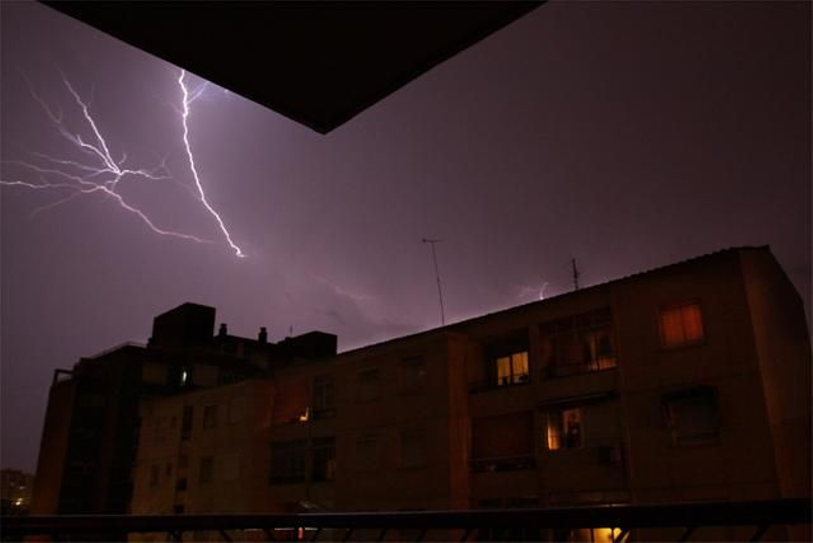 Las fotos del tornado de San Andrés en Málaga en 2009
