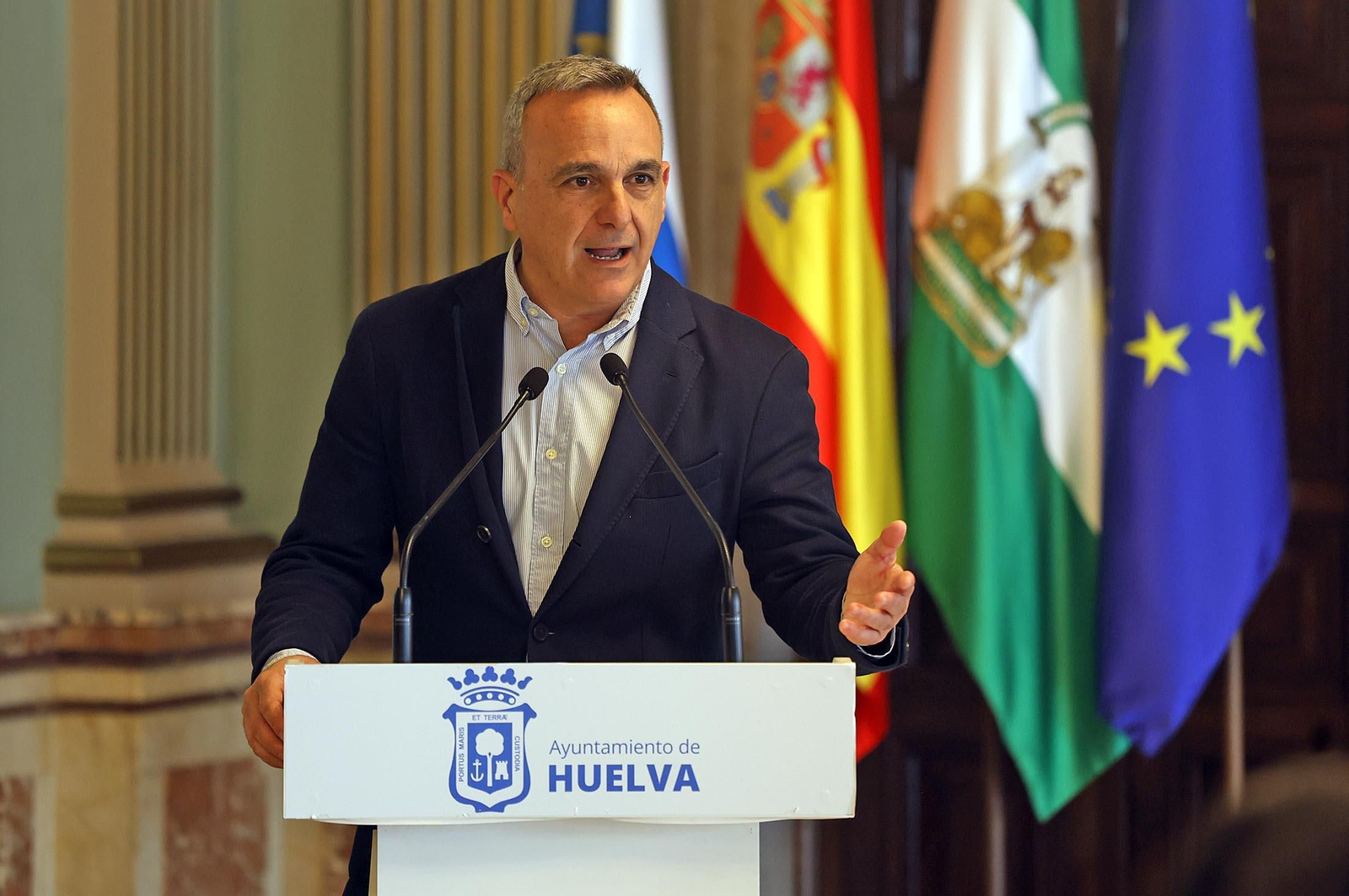 Imágenes de la presentación de la Guía de Semana Santa de Huelva