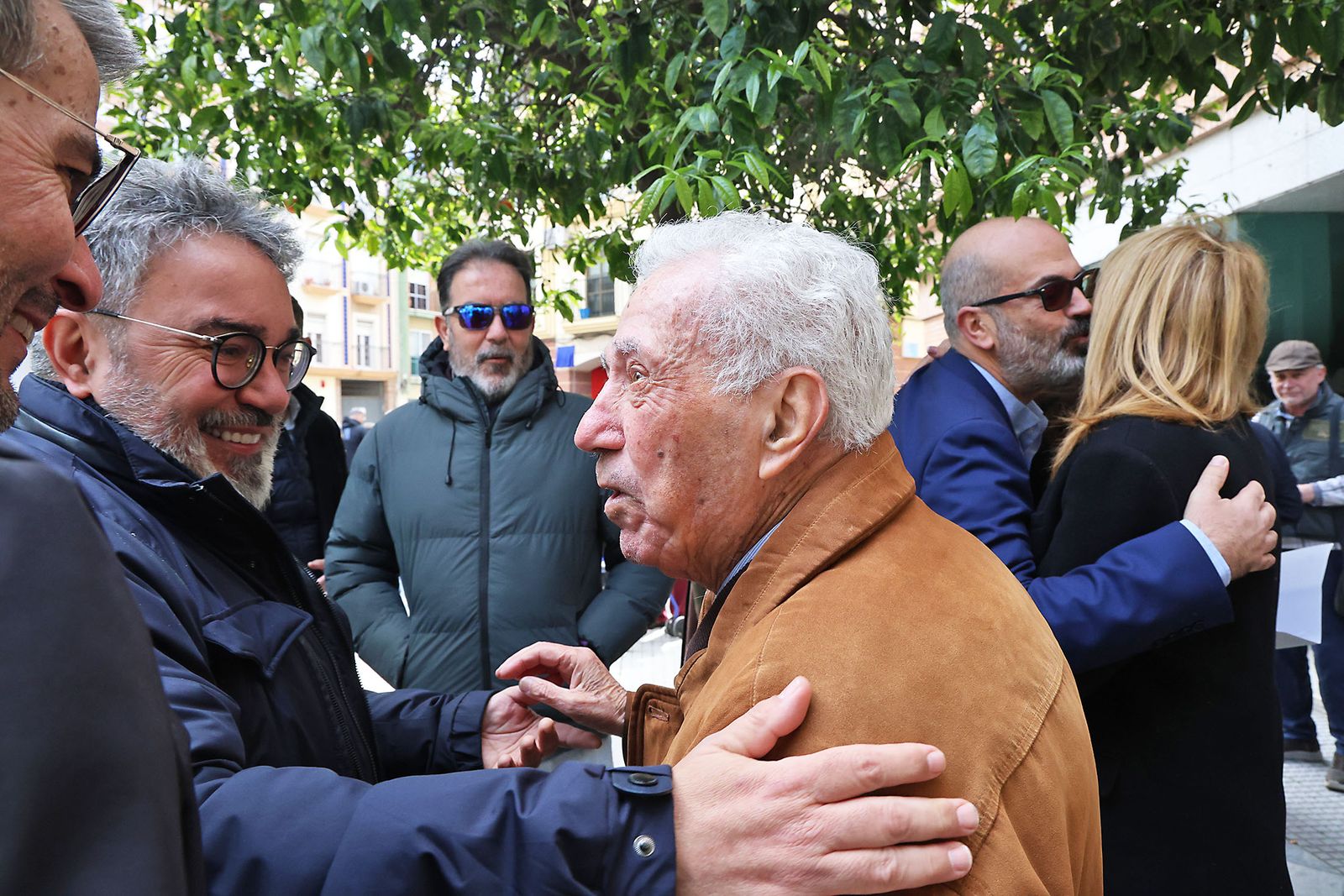 Las fotografías de la rotulación del Rincón de Juan Romero