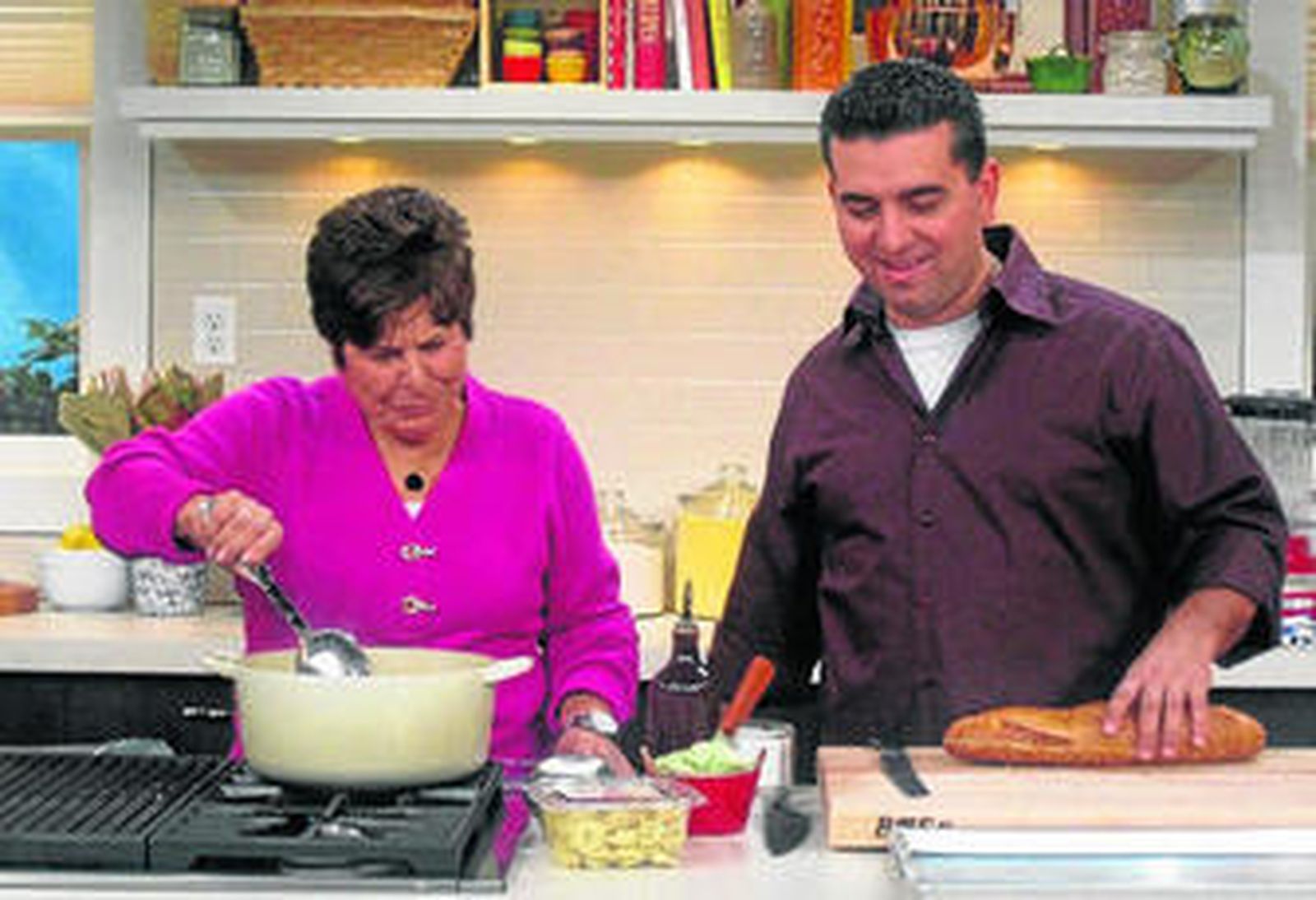 El cocinero durante la preparación de una de sus recetas.