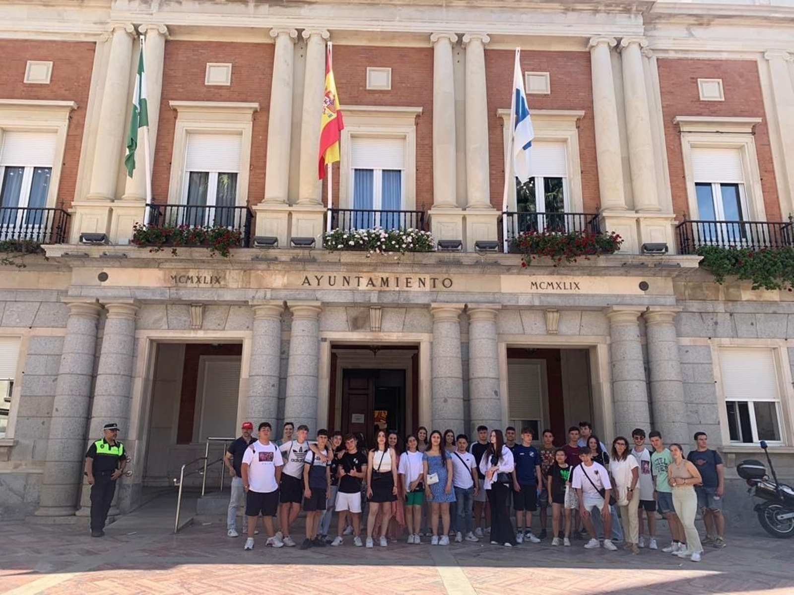 La sostenibilidad une a alumnos del IES San Sebastián y de Alemania.