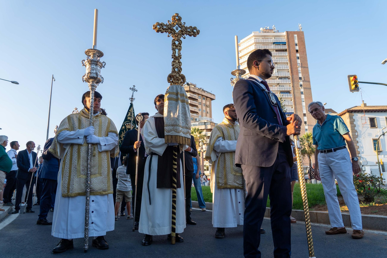 Imágenes de la procesión La Virgen del Carmen por las calles de Huelva