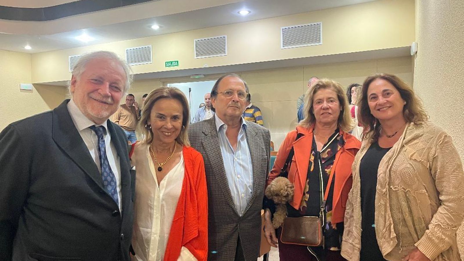 Alonso González de Gregorio, Carmen Pérez, Fernando Soto, duquesa de Ahumada y Ana María Sánchez.