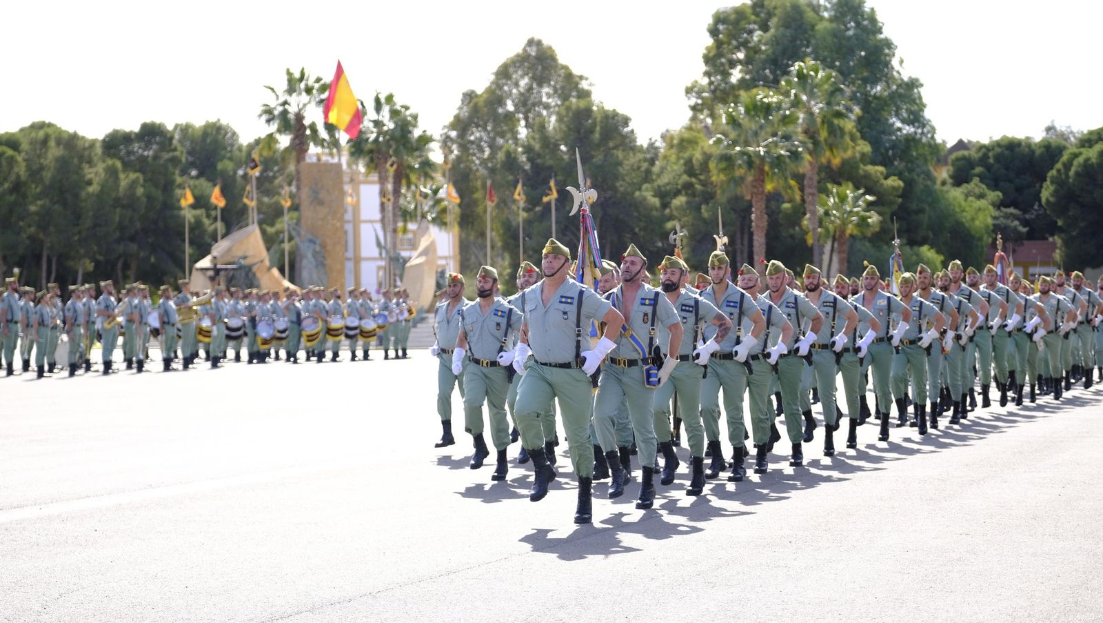 Conmemoración del Combate de Edchera en la Base Álvarez de Sotomayor de La Legión, en imágenes