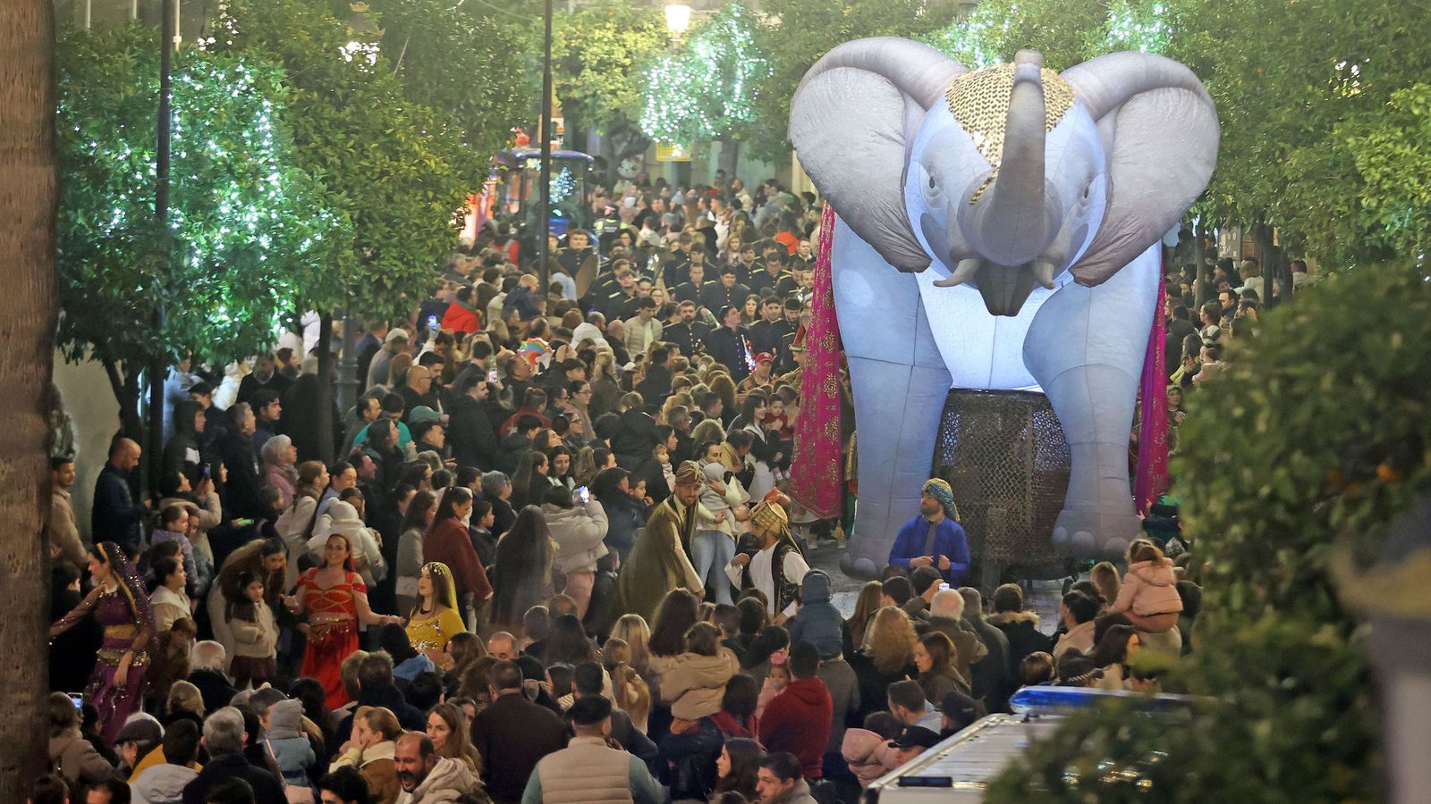 Imágenes de la cabalgata del Cartero Real de Jerez