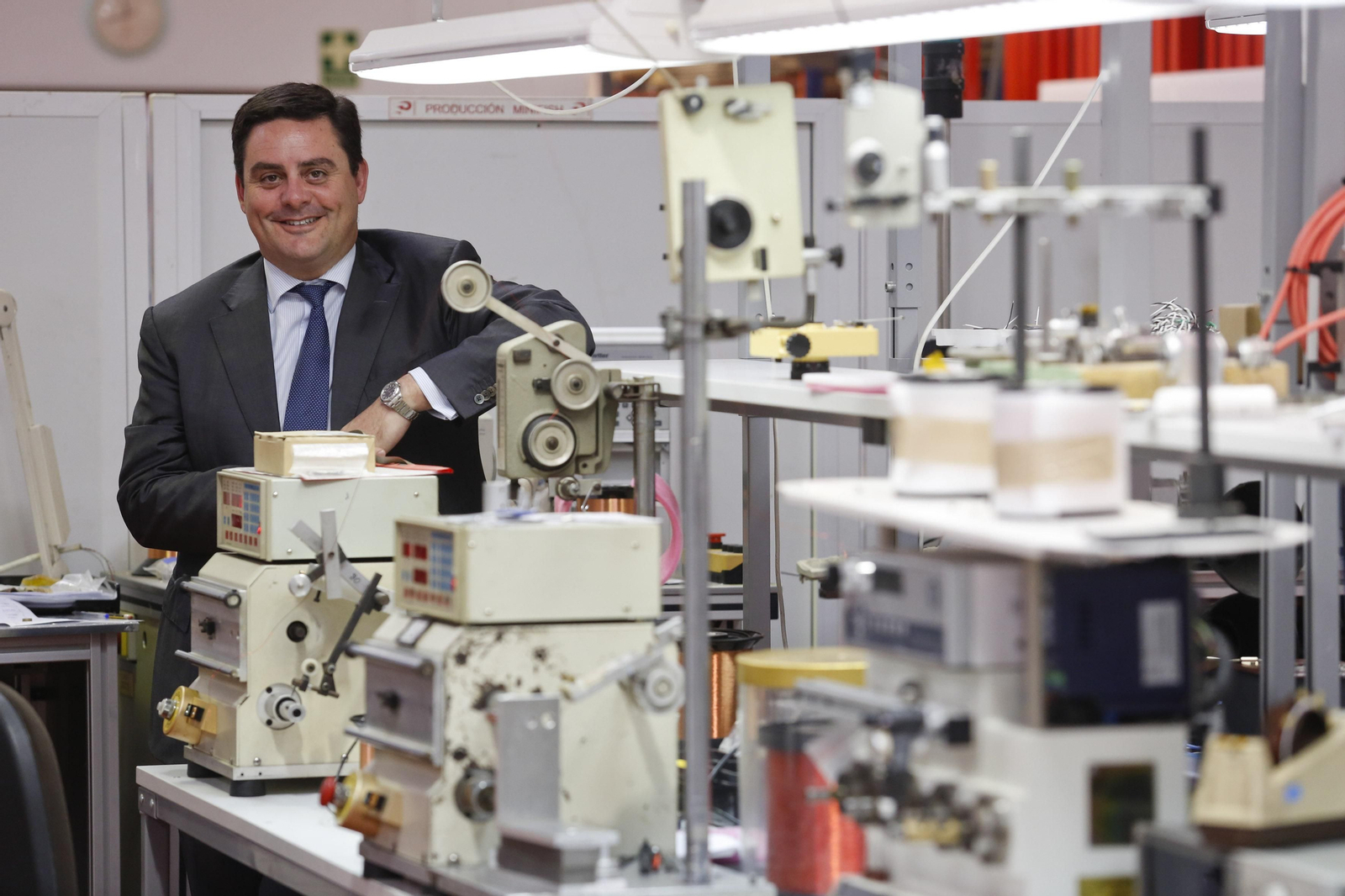 Ezequiel Navarro posa en las instalaciones de Premo en el PTA.