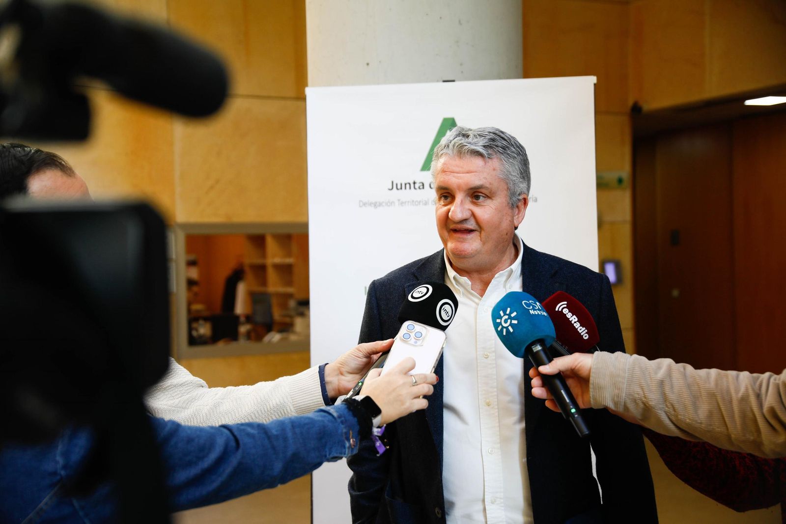 Juan de la Cruz Belmonte, delegado territorial de Salud y Consumo de la Junta de Andalucía