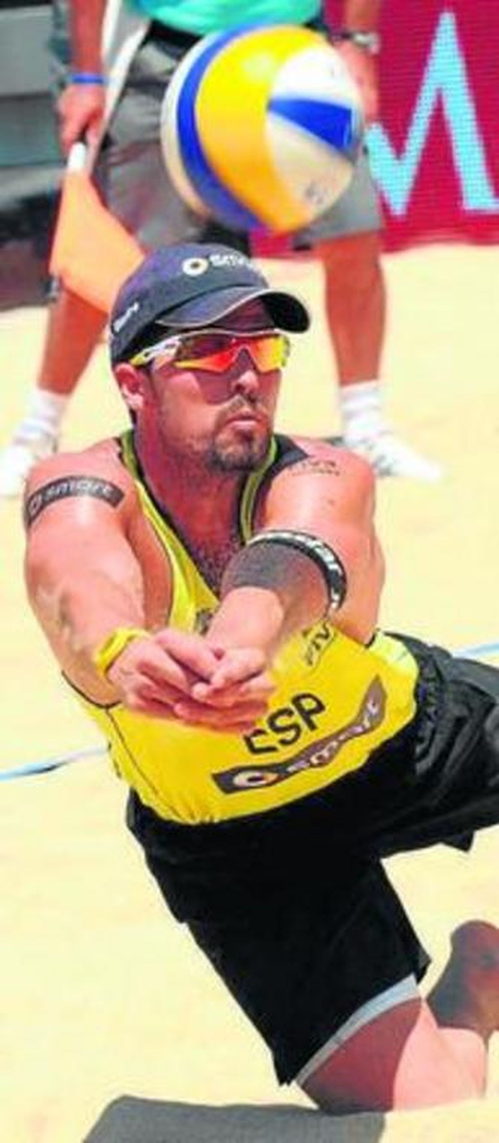 Adrián Gavira, en acción.