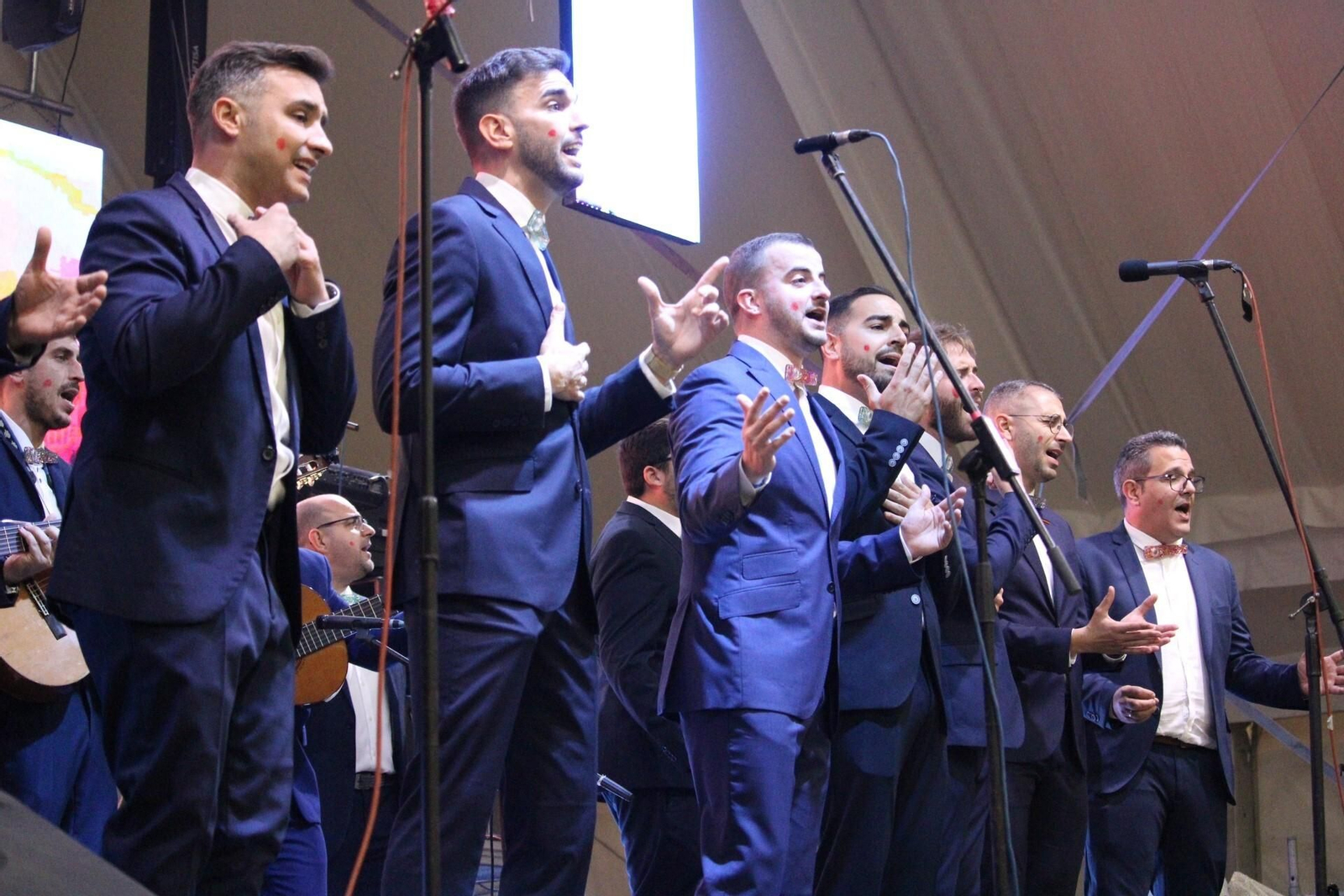 La Chirigota del Soto como pregoneros de la Feria de Todos los Santos.