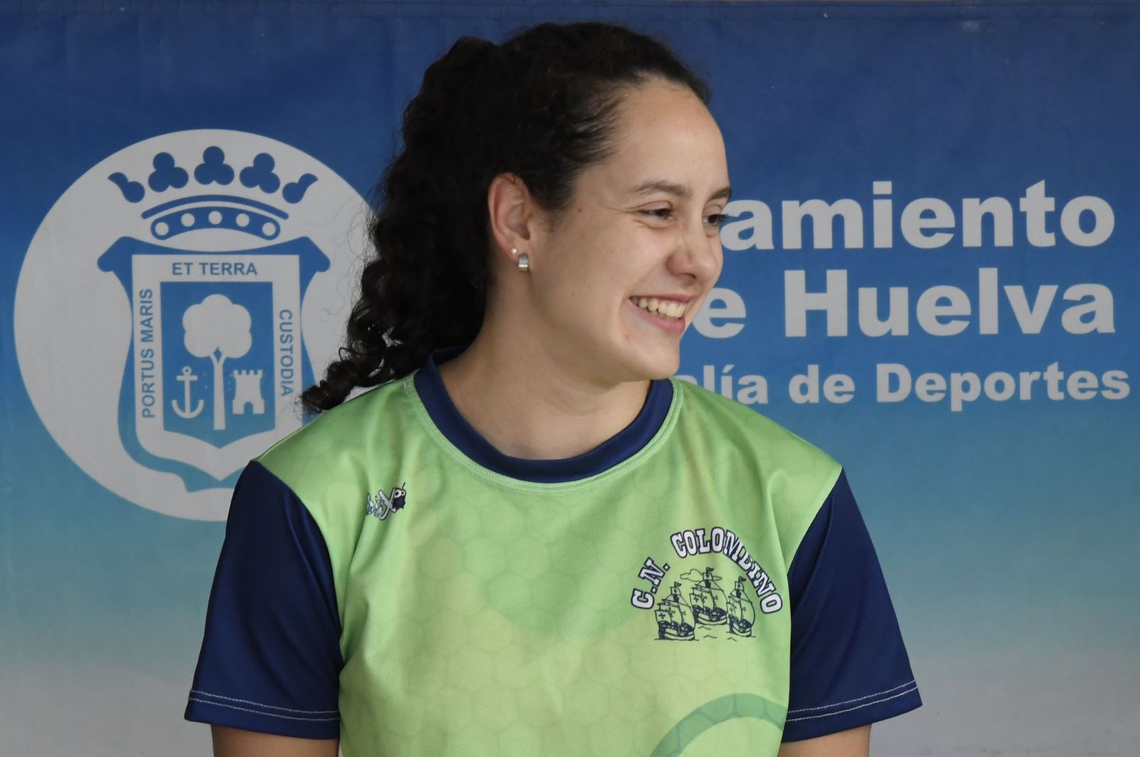 Alba Vázquez, en una rueda de prensa celebrada en el Ayuntamiento.