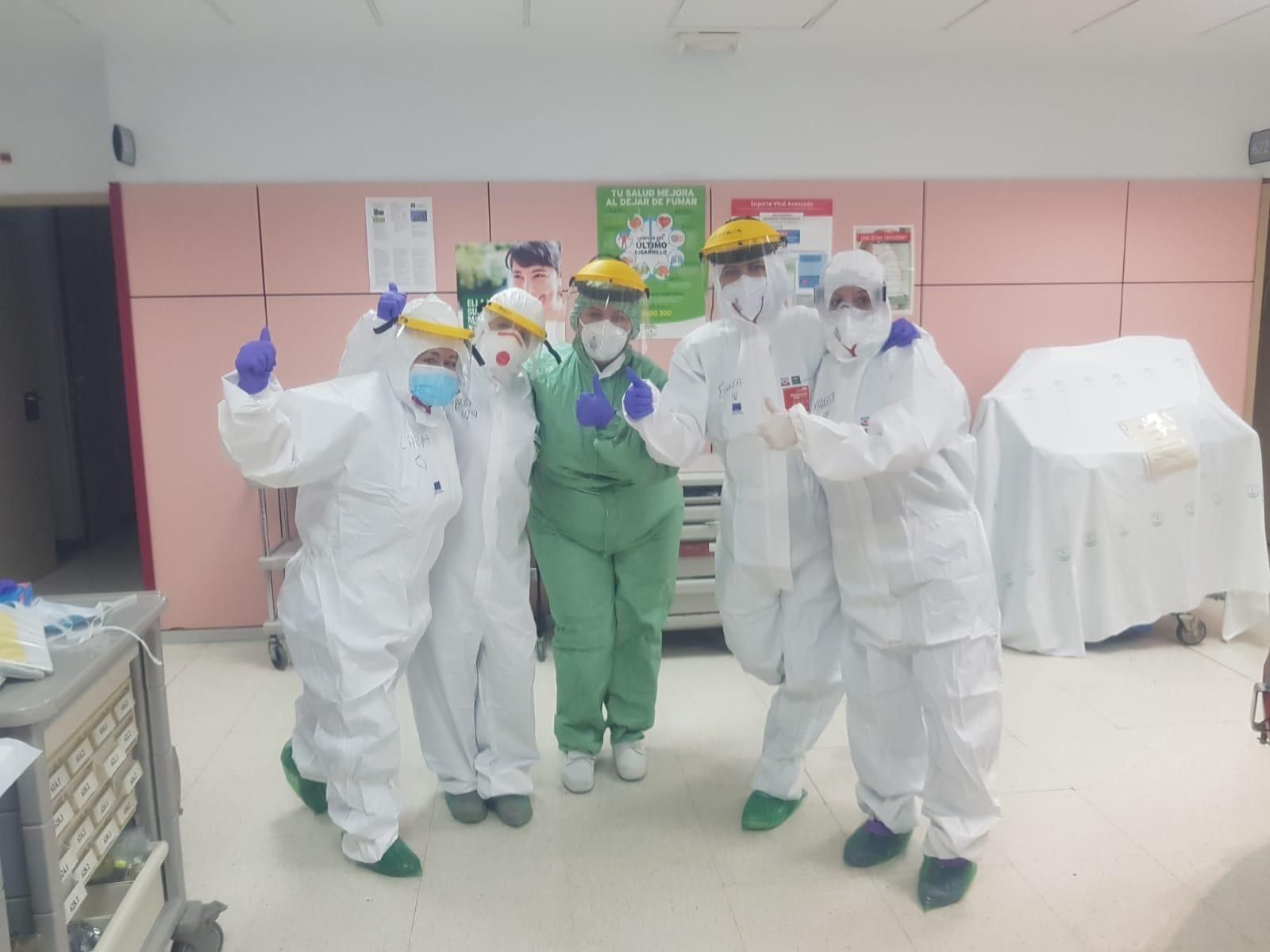 Enfermeros del Hospital Clínico de Málaga