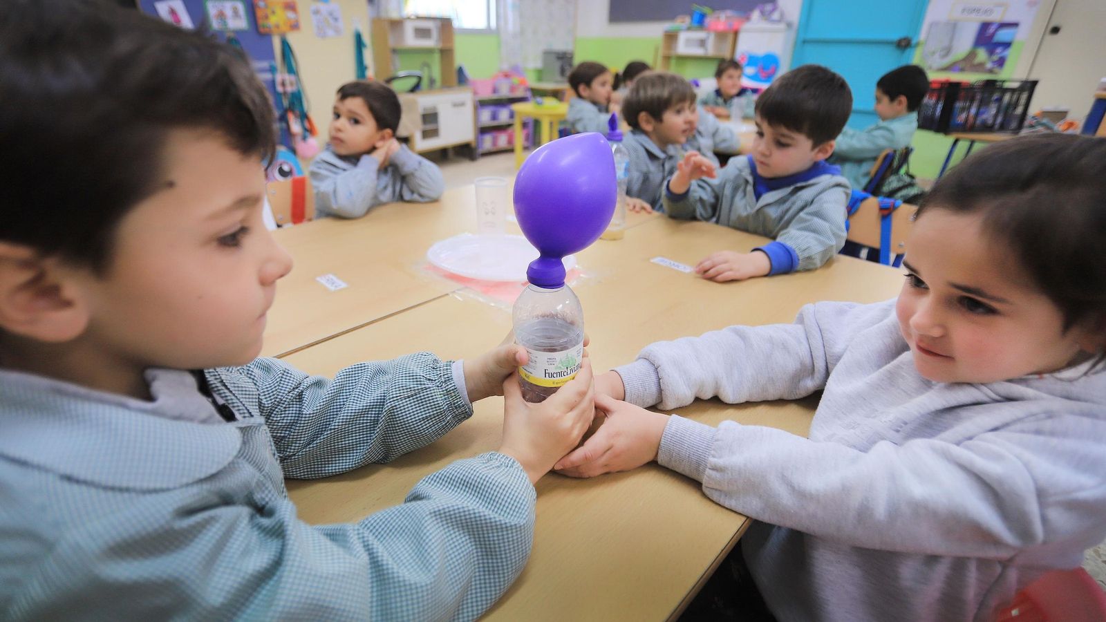 Los más pequeños también se han acercado al mundo de la ciencia.