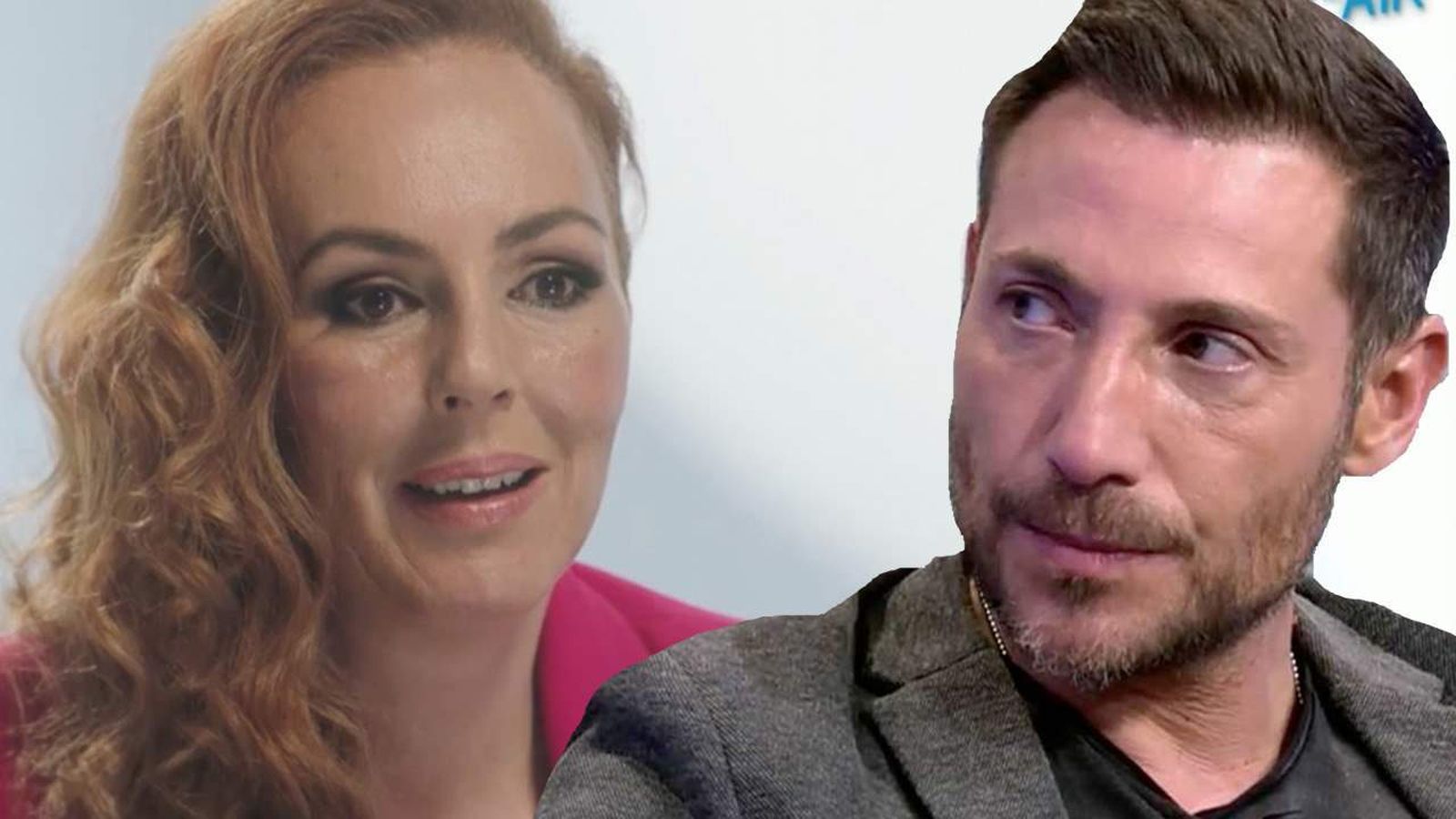 Rocío Carrasco y Antonio David Flores.