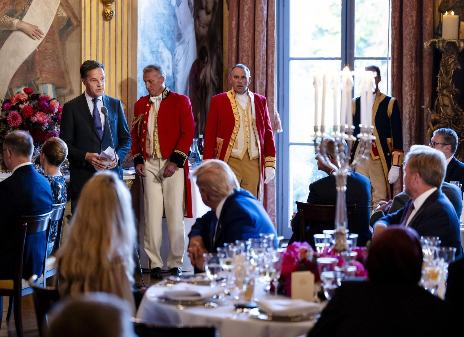 Las fotos de la cena inaugural de la cumbre de la OTAN en La Haya