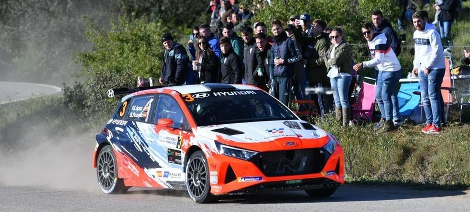 Pepe López, durante el tramo Villaharta-Pozoblanco.