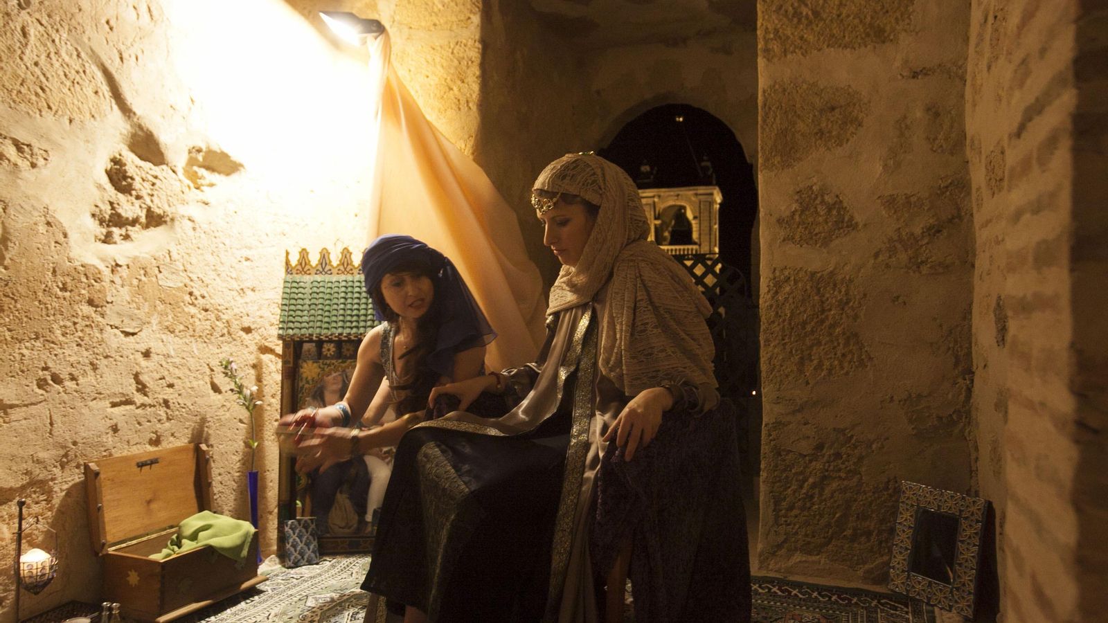 En la Alcazaba antequerana se realizan representaciones históricas.