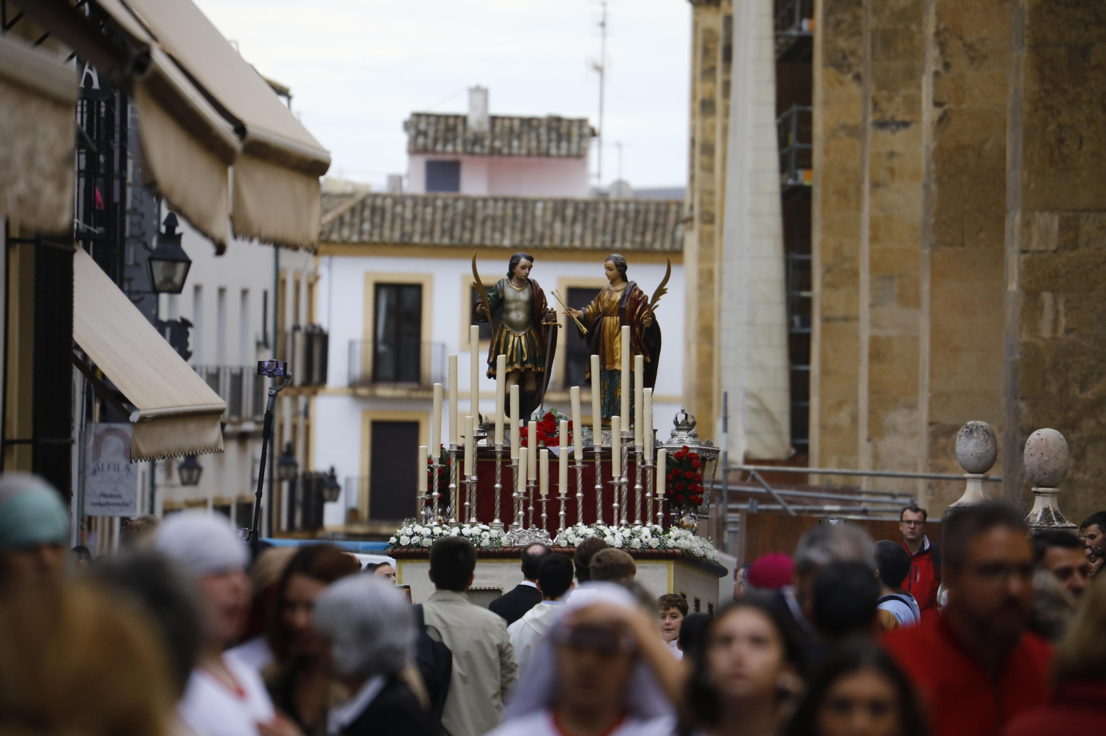 La peregrinación de los Santos Mártires de Córdoba, en imágenes