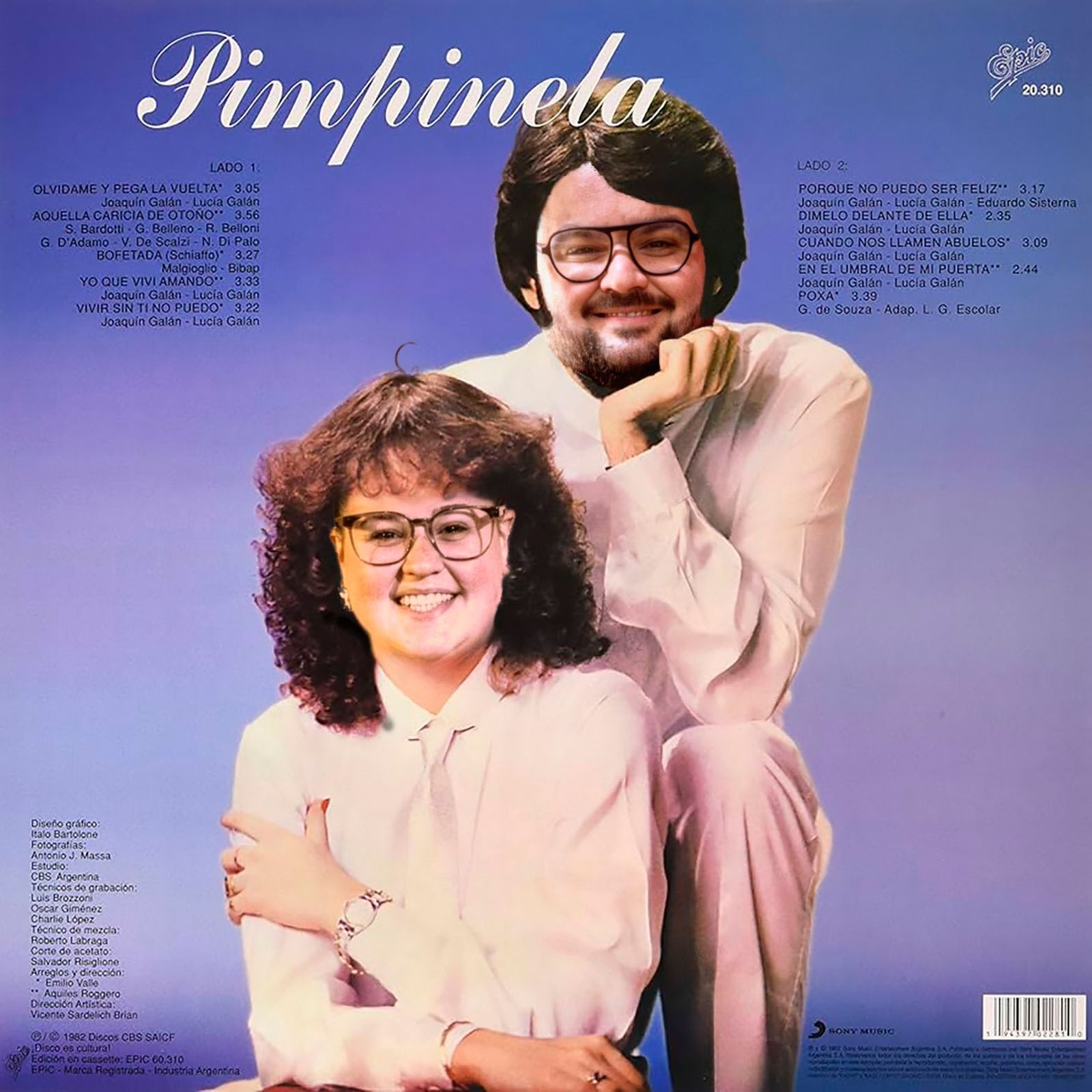 Tributo a Pimpinela desde la Viña. La discografía carnavalesca se nutre hoy de una ambiciosa apuesta: la de los hermanos Santander Grosso. Palmira y Manolín rendirán tributo al dúo ‘Pimpinela’ formado por los hermanos argentinos Lucía y Joaquín Galán. Pero no esperen peleas en el escenario, que los Santander se llevan muy bien. Nada de ‘Olvídame y pega la vuelta’, más bien ‘Convíame y paga la cuenta’.